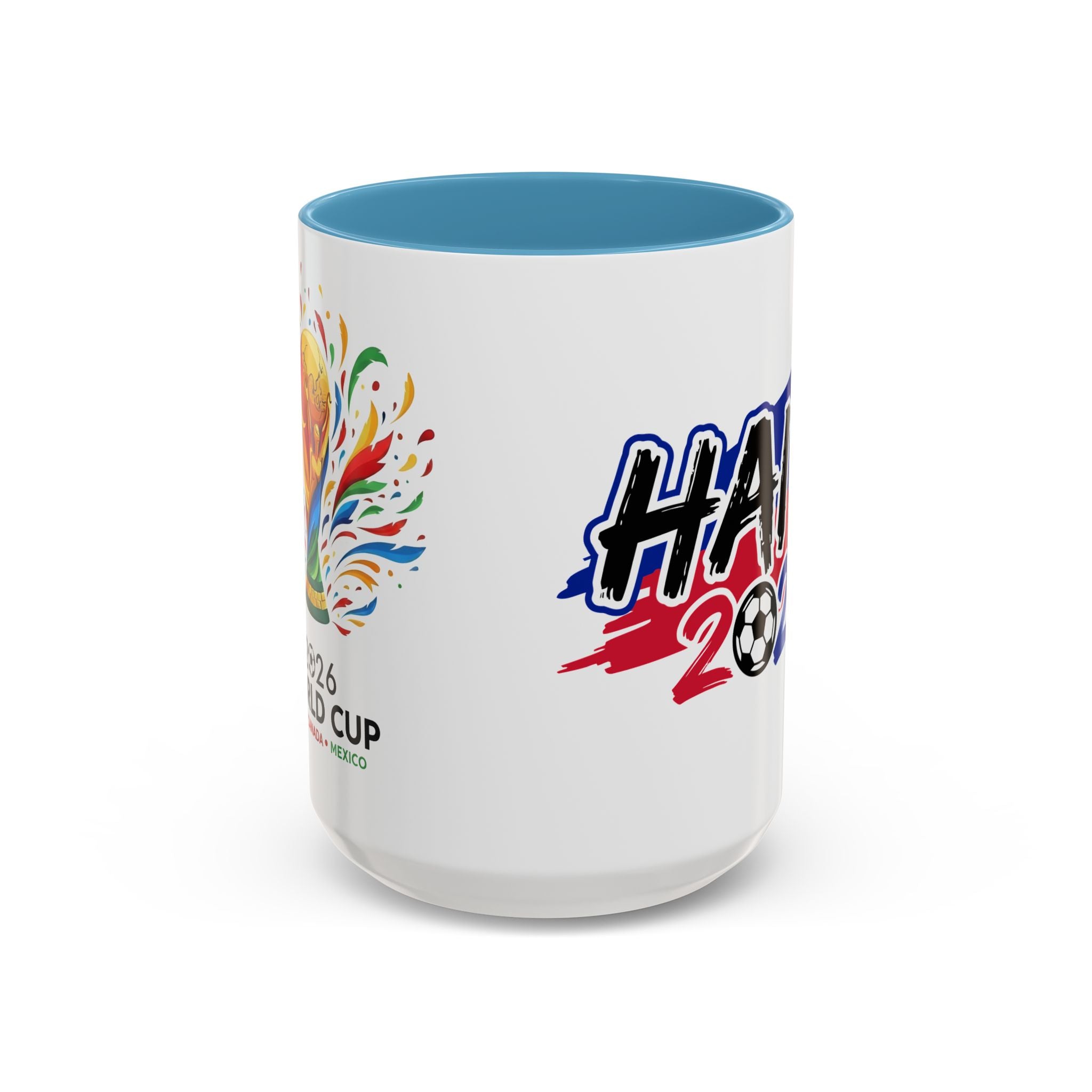 Haiti 2026 Soccer Graphic Mug | Accent Coffee Mug,Soccer World Cup 2026, Gift for Dad