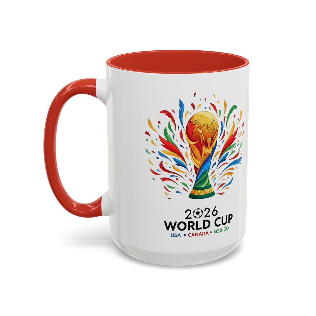 Spain Flag Word Mug | Accent Coffee Mug 11oz 15oz, Soccer World Cup 2026, Gift for Dad