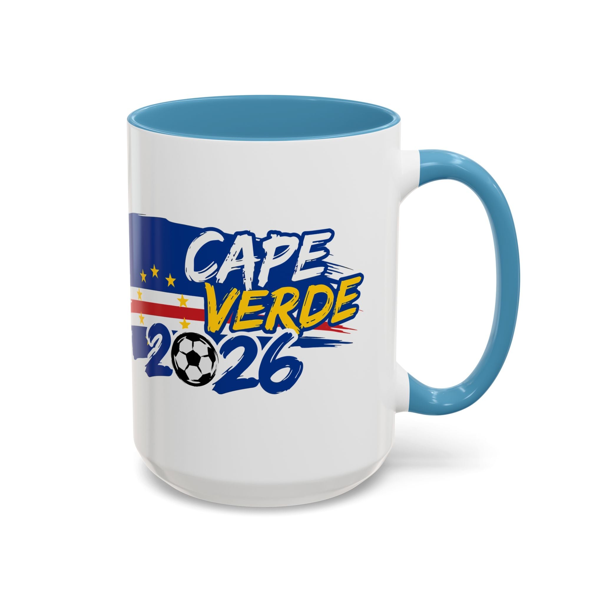 Cape Verde 2026 Soccer World Cup Mug | Accent Coffee Mug 11oz 15oz,Soccer World Cup 2026, Gift for Dad