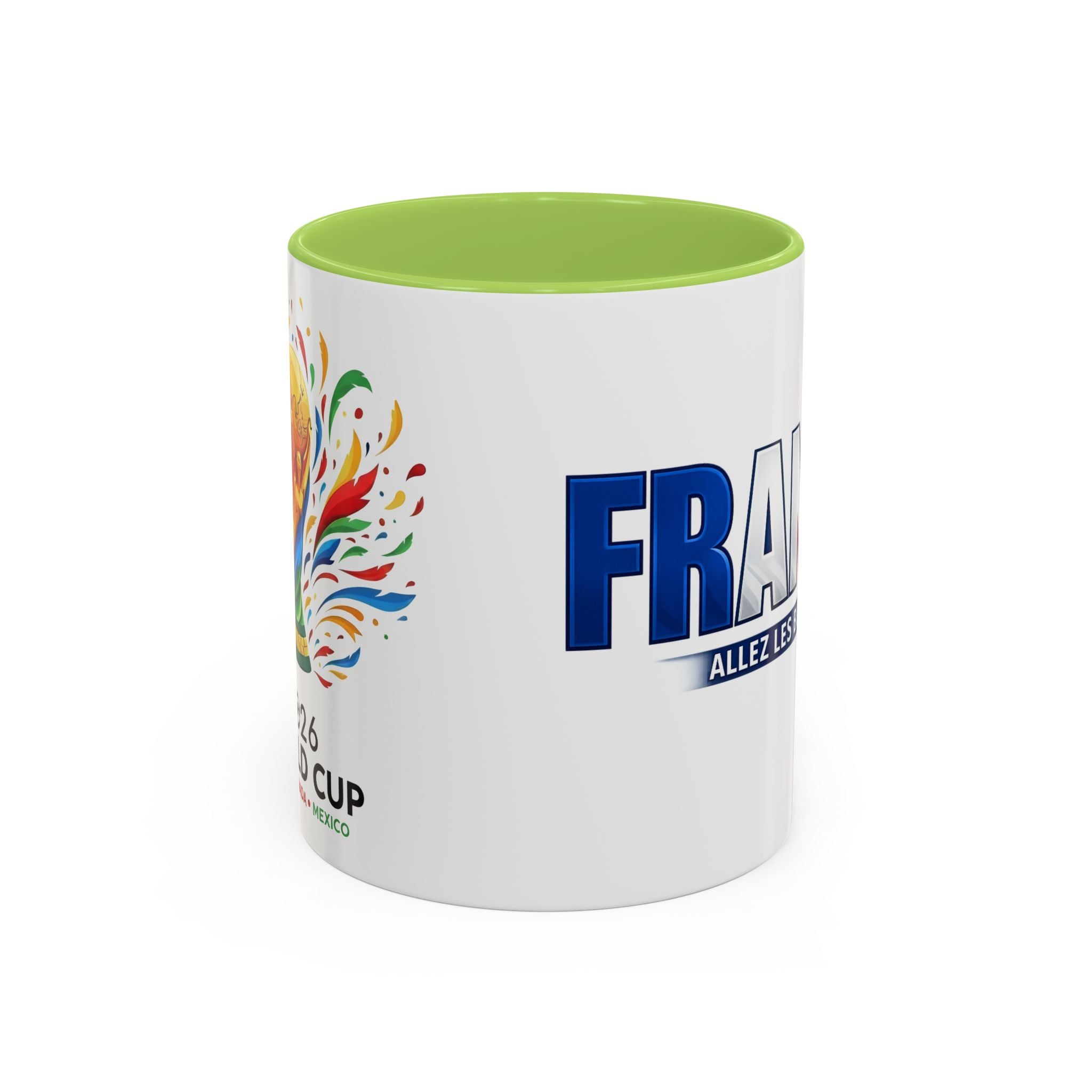 France Tricolor Logo Coffee Mug | Accent Coffee Mug 11oz 15oz, Worl Cup 2026, Gift for mom and dad