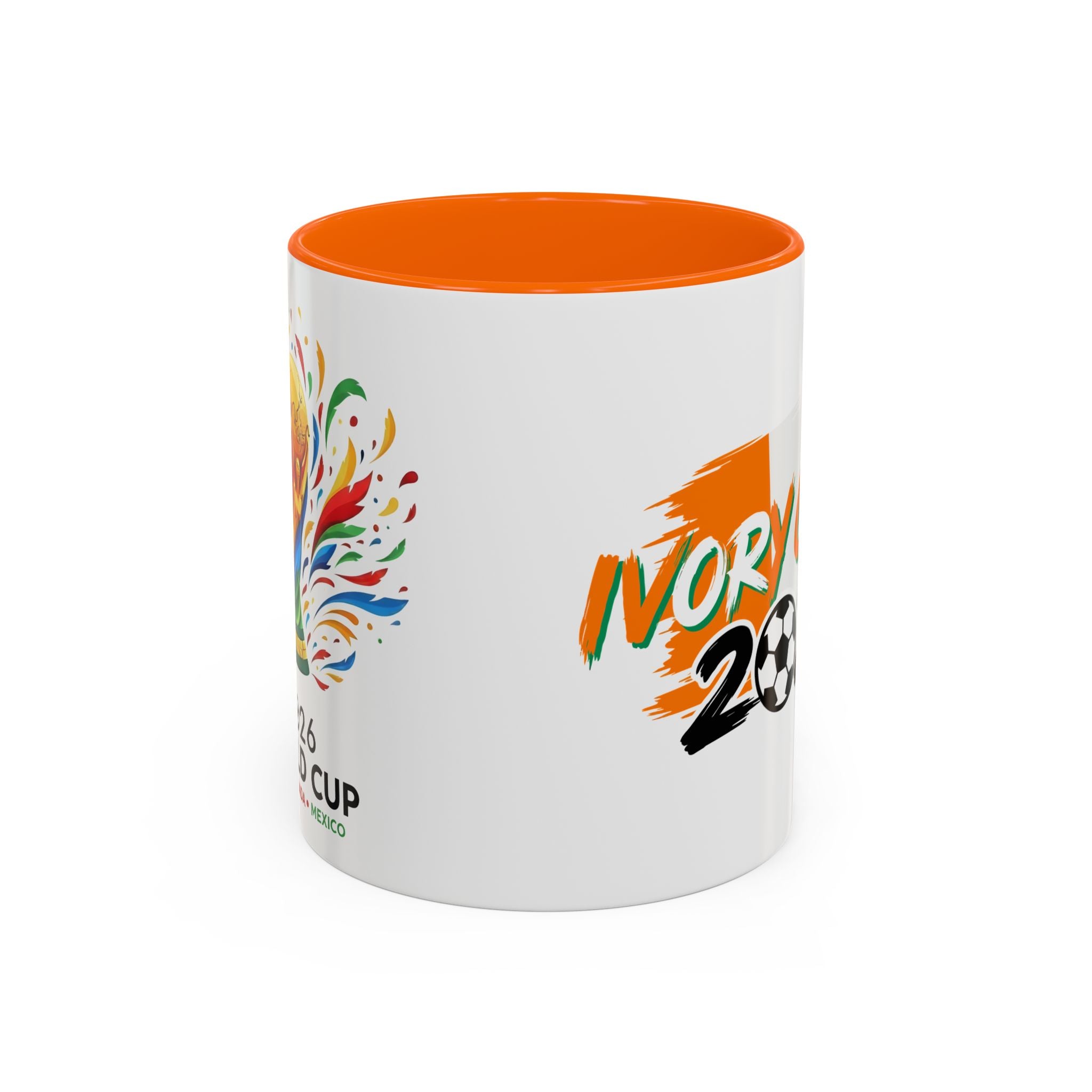 Ivory Coast 2026 Soccer Logo Mug | Accent Coffee Mug 11oz 15oz,Soccer World Cup 2026, Gifts for Dad