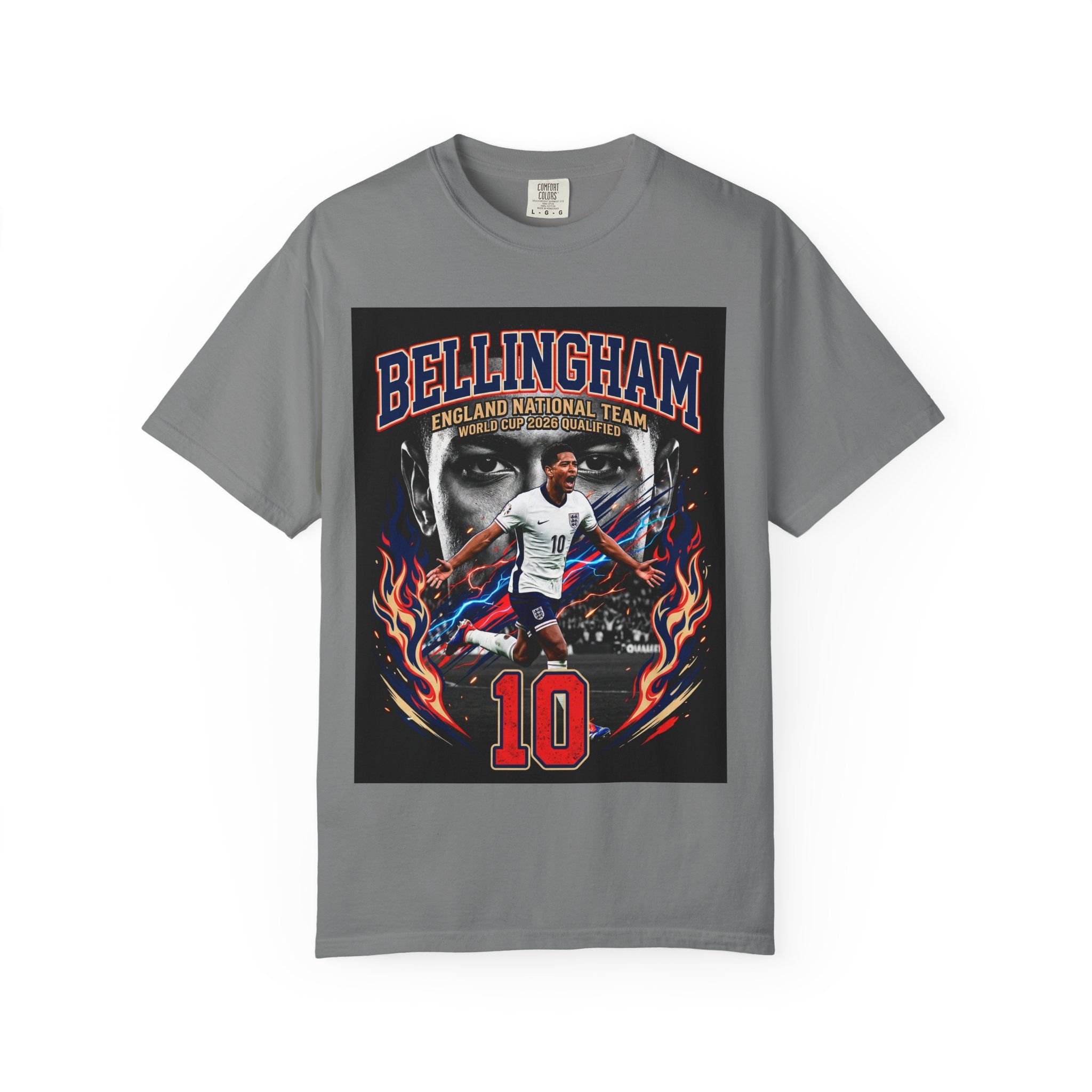 England World Cup 2026 T-shirt, Bellingham Collection Shirt, Gift for him, England Flag, Collectible