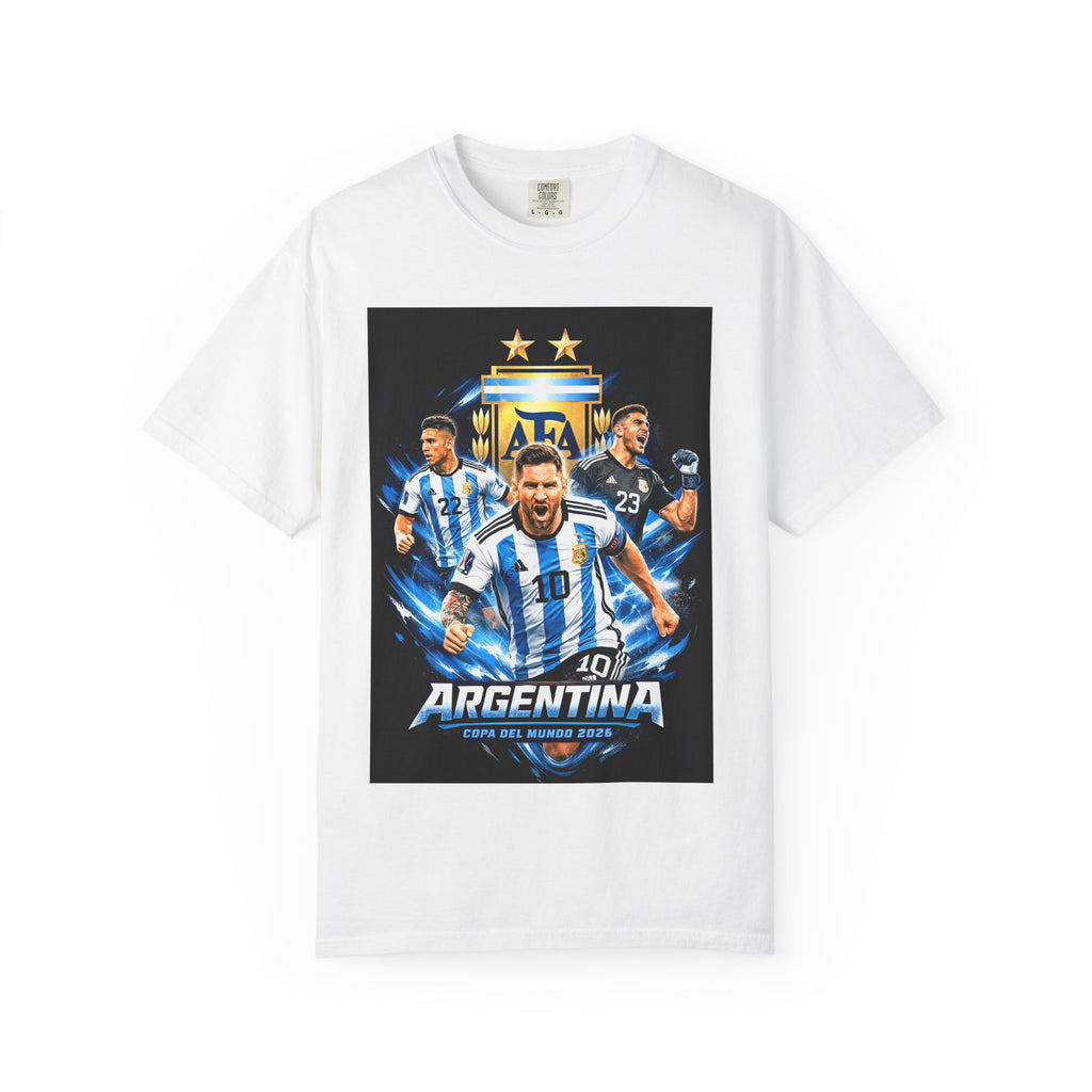 Argentina Soccer Players T-Shirt | 2026 World Cup Back Print, Argentina Flag, Gift for him, Collectible
