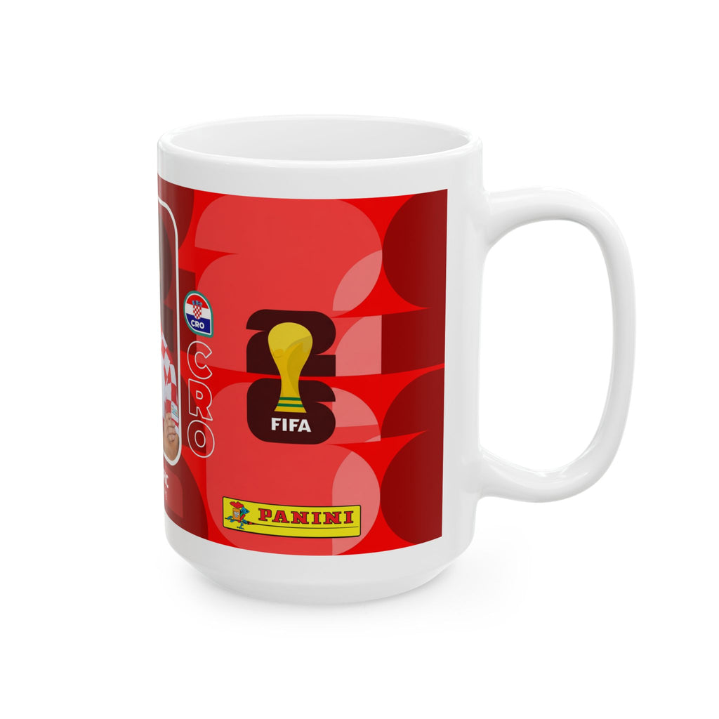 Luka Modrić Croatia Soccer Mug — Football Player Ceramic Coffee Cup (11oz/15oz), World Cup 2026 Mugs