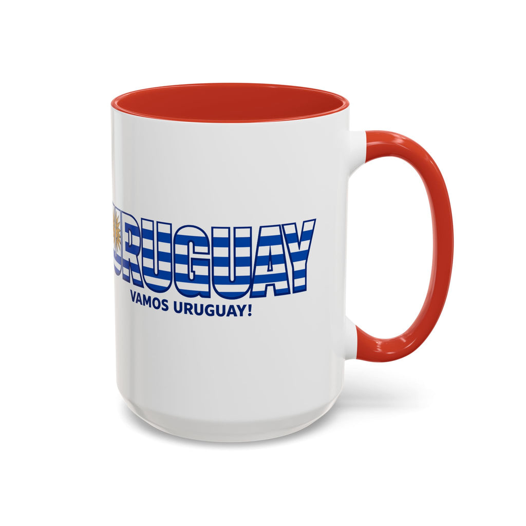 Uruguay Vamos Uruguay Mug | Accent Coffee Mug 11oz 15oz, Soccer World Cup, Gift for Dad