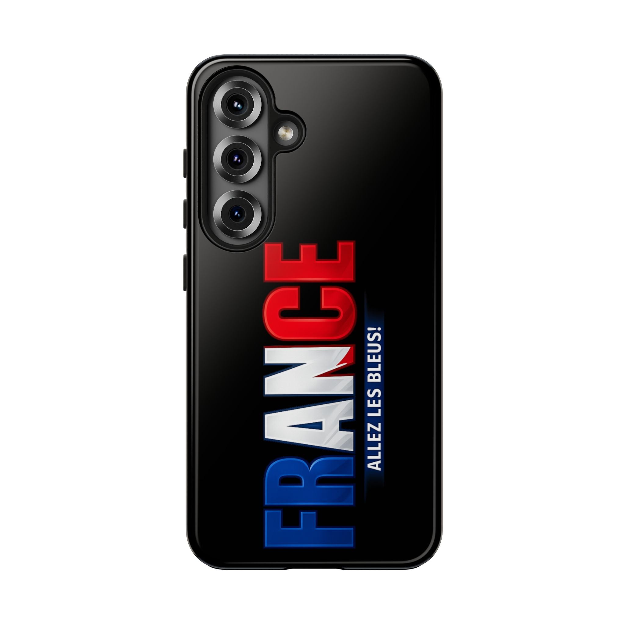 France tricolor vertical text Phone Case | Allez Les Bleus!, Cuctom Protective, Glossy Tough Cases, World Cup 2026