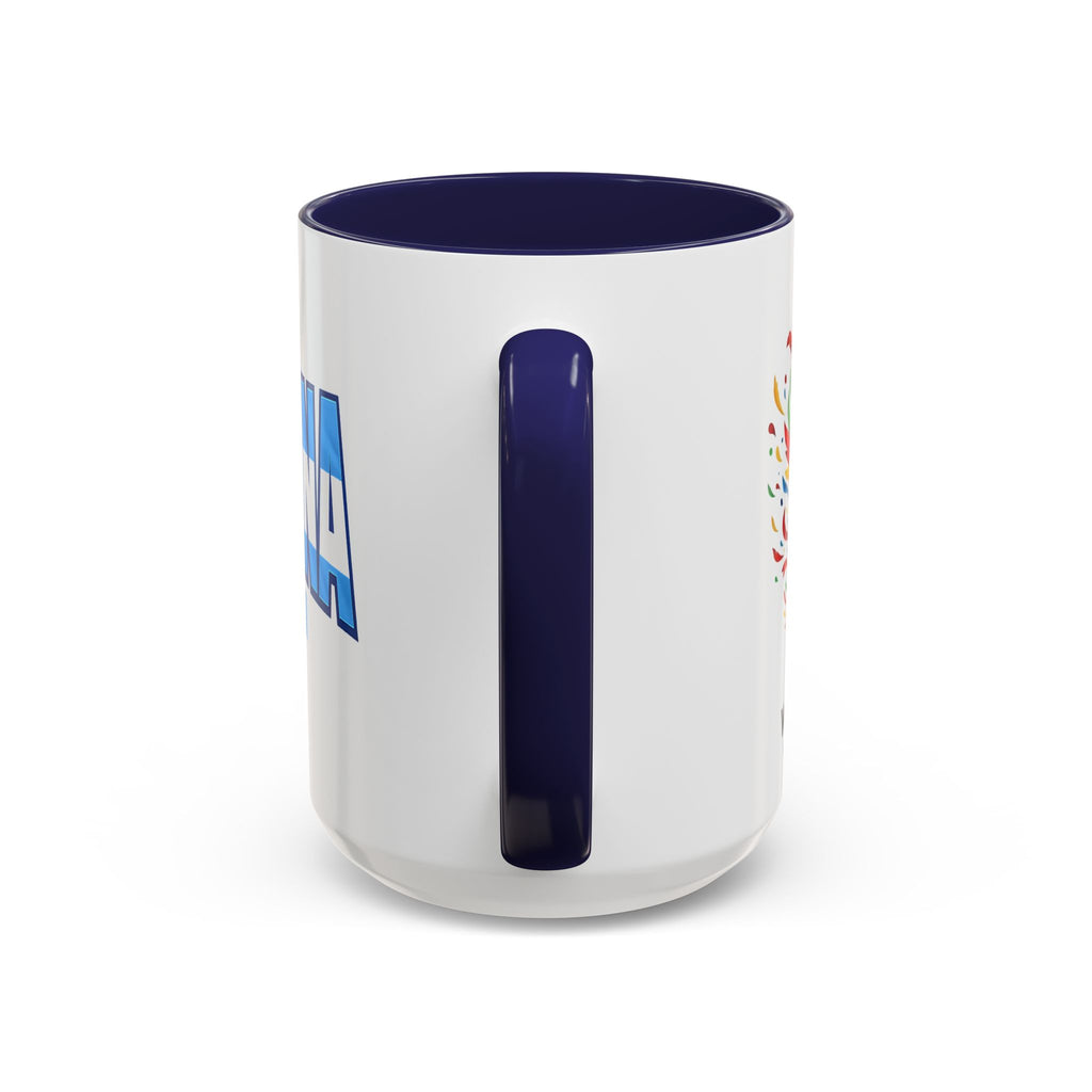 Argentina Vamos Argentina Mug | Accent Coffee Mug, Flag Text Design