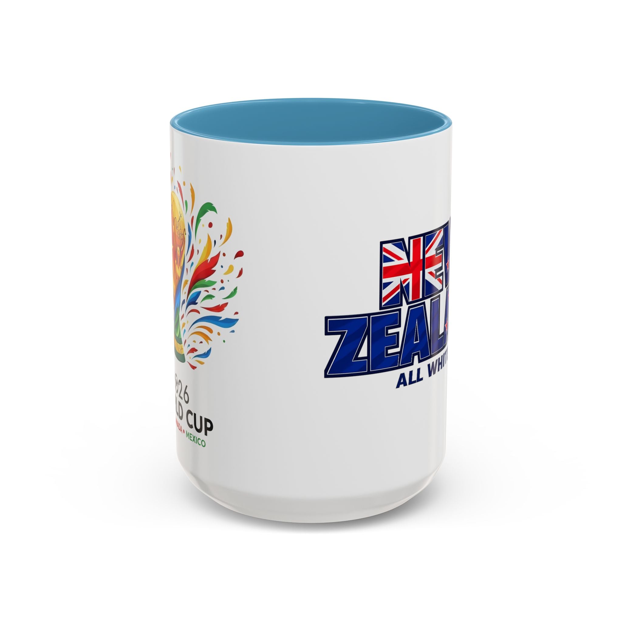 New Zealand All Whites Coffee Mug | Accent 11/15oz, World Cup 2026, Gift for Dad