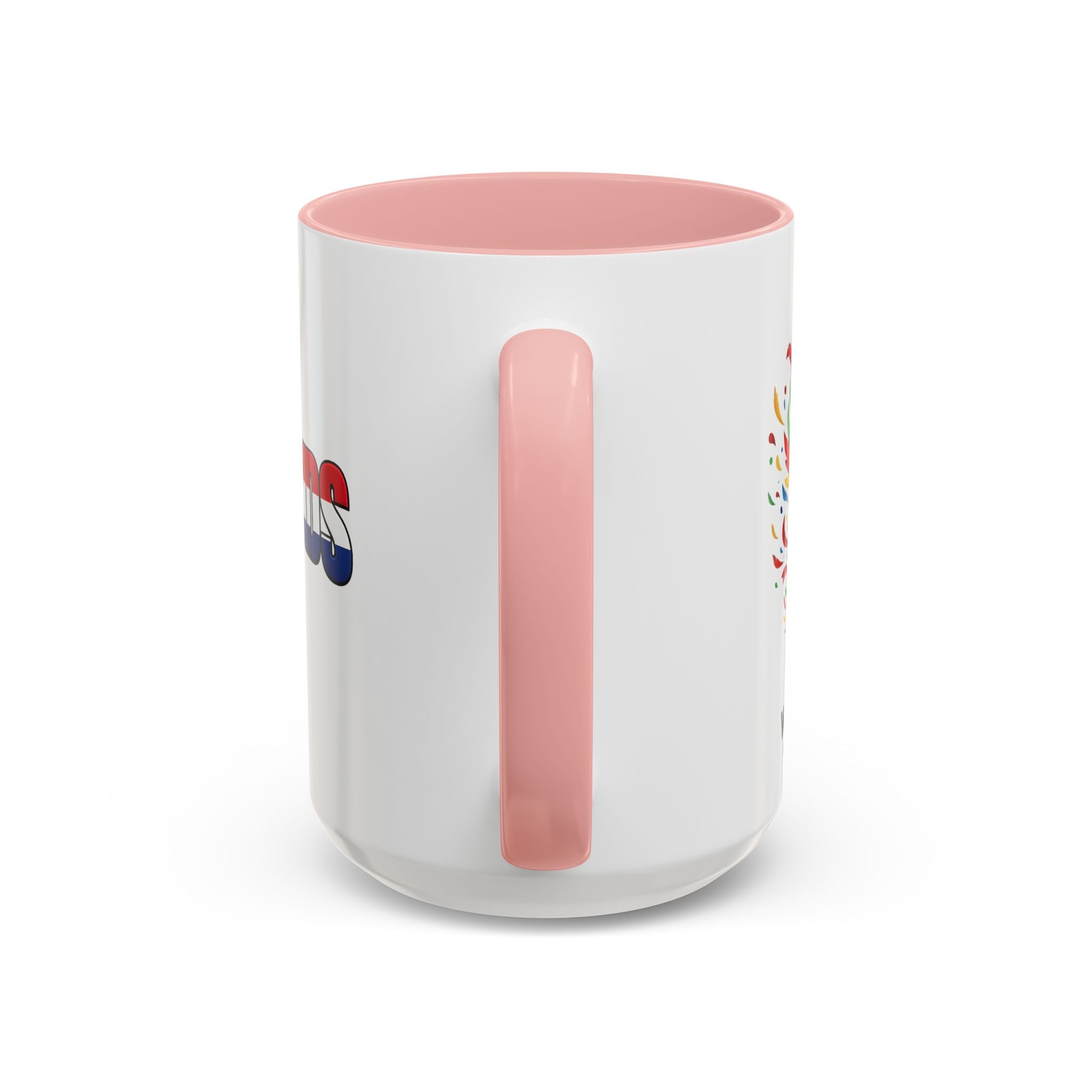 Netherlands Flag Text Coffee Mug | Accent 11oz 15oz, World Cup 2026, Gift for Dad
