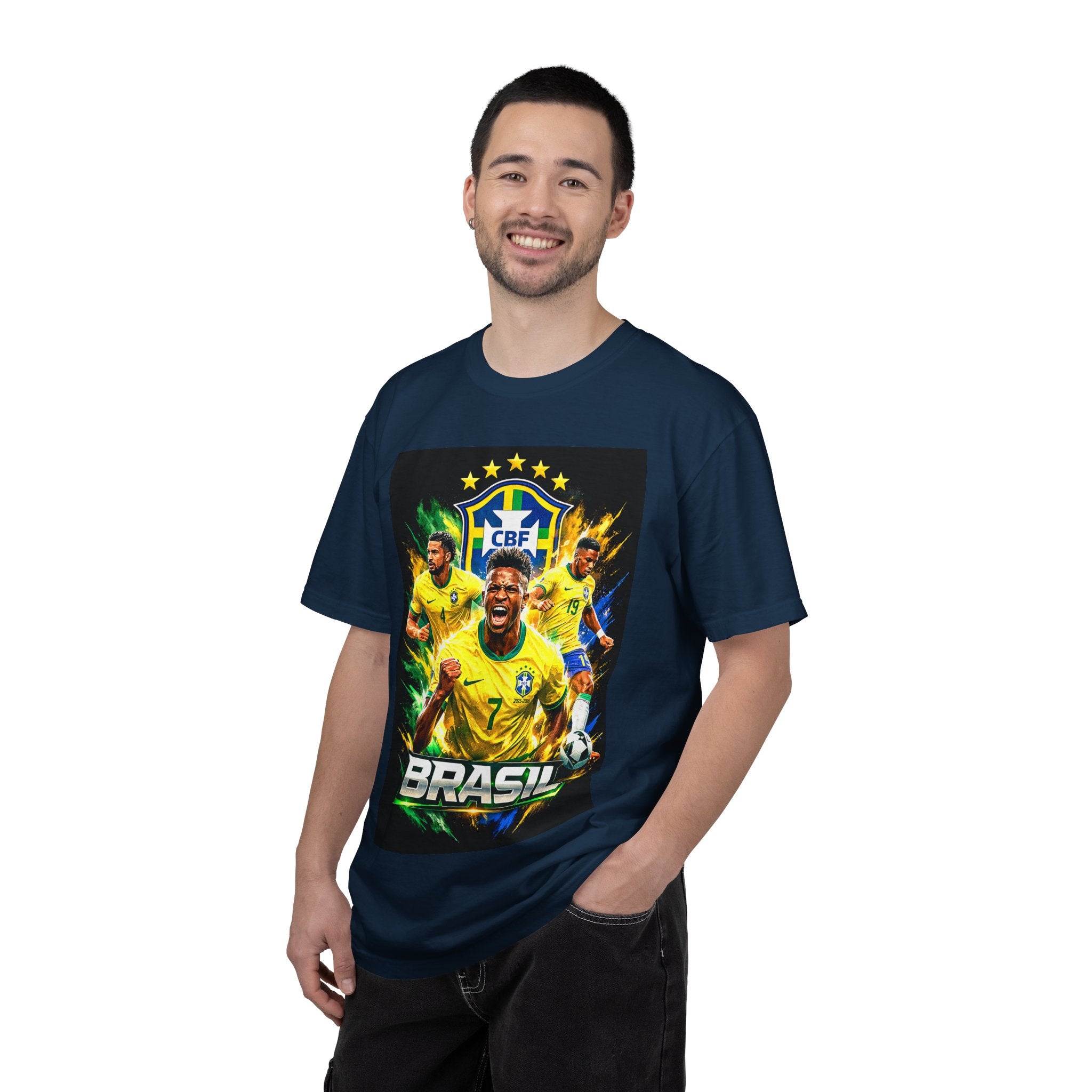 Brazil Soccer Players T-Shirt | 2026 World Cup Back Design, Brasil Flag, Gift for him, Collectible