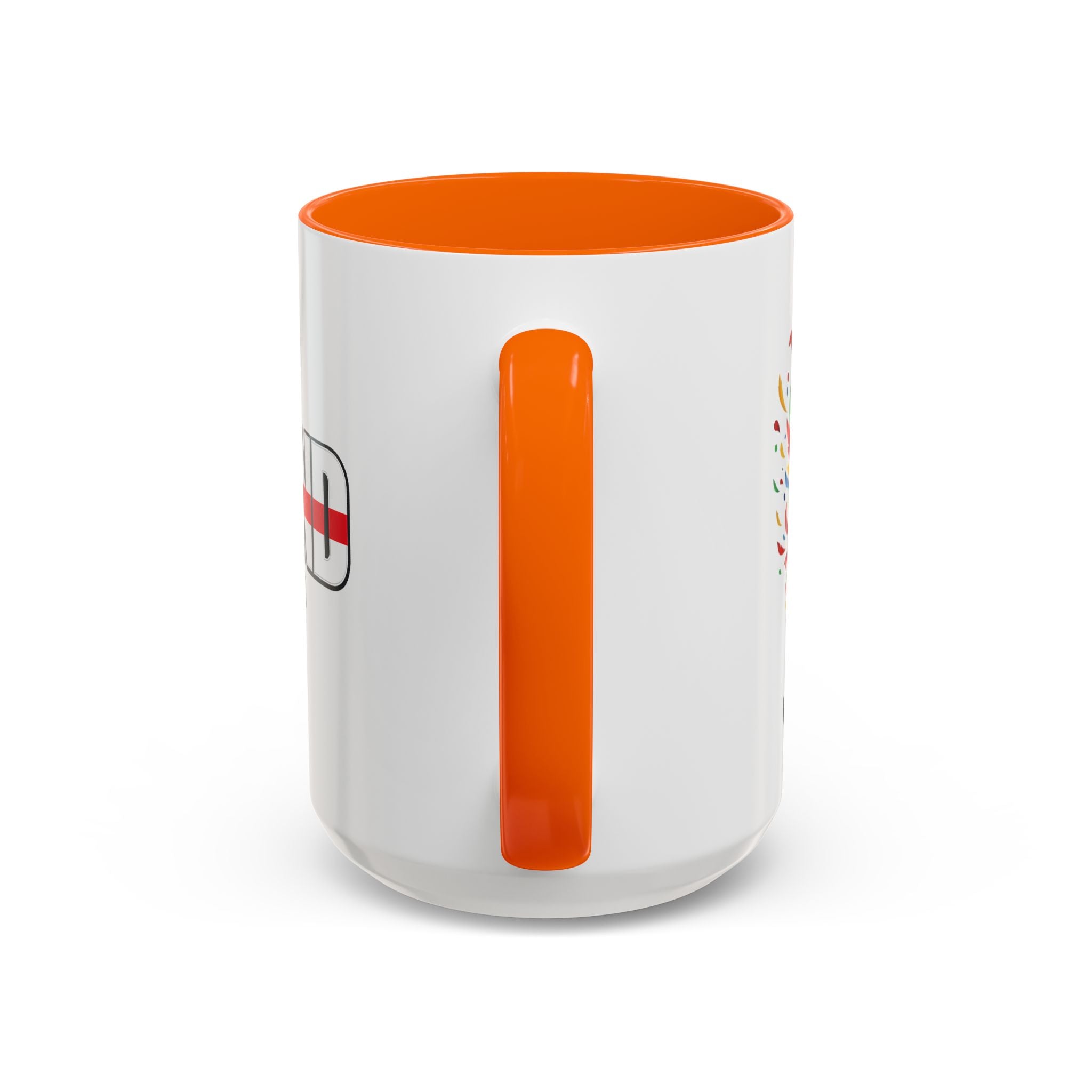 England Flag Typography Accent Coffee Mug | Come On England, World Cup 2026, Gift for Dad