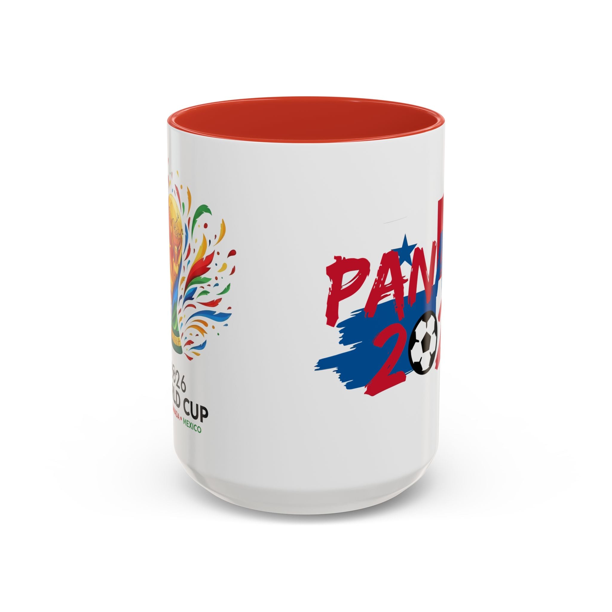 Panama 2026 Soccer Logo Accent Mug | 11oz 15oz, World Cup 2026, Gift for Dad