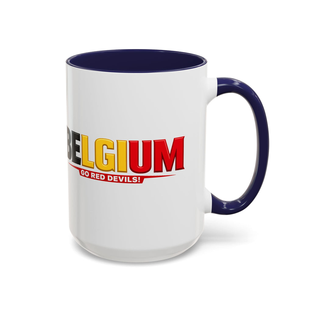 Belgium Go Red Devils Mug | Accent Coffee Mug 11oz 15oz