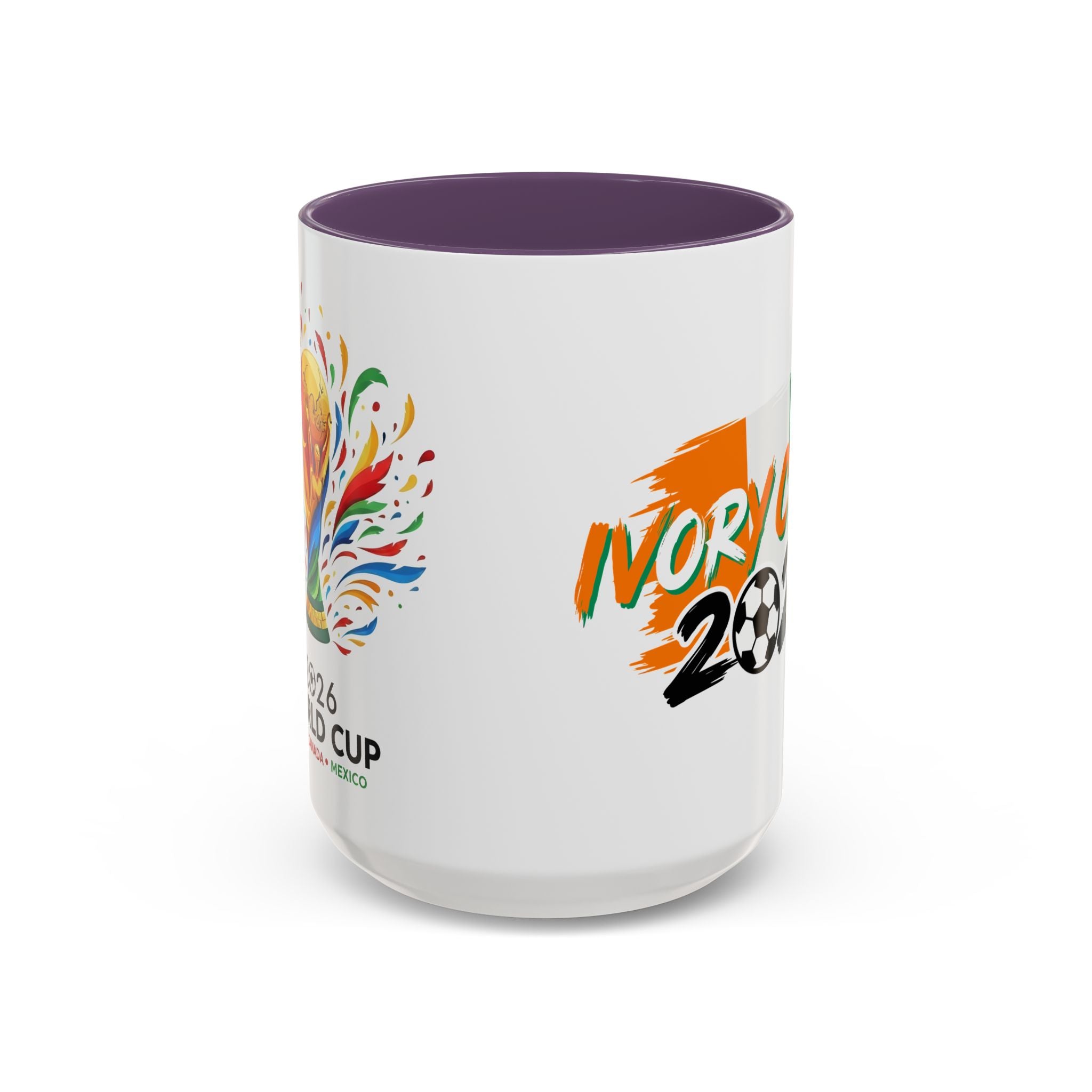 Ivory Coast 2026 Soccer Logo Mug | Accent Coffee Mug 11oz 15oz,Soccer World Cup 2026, Gifts for Dad