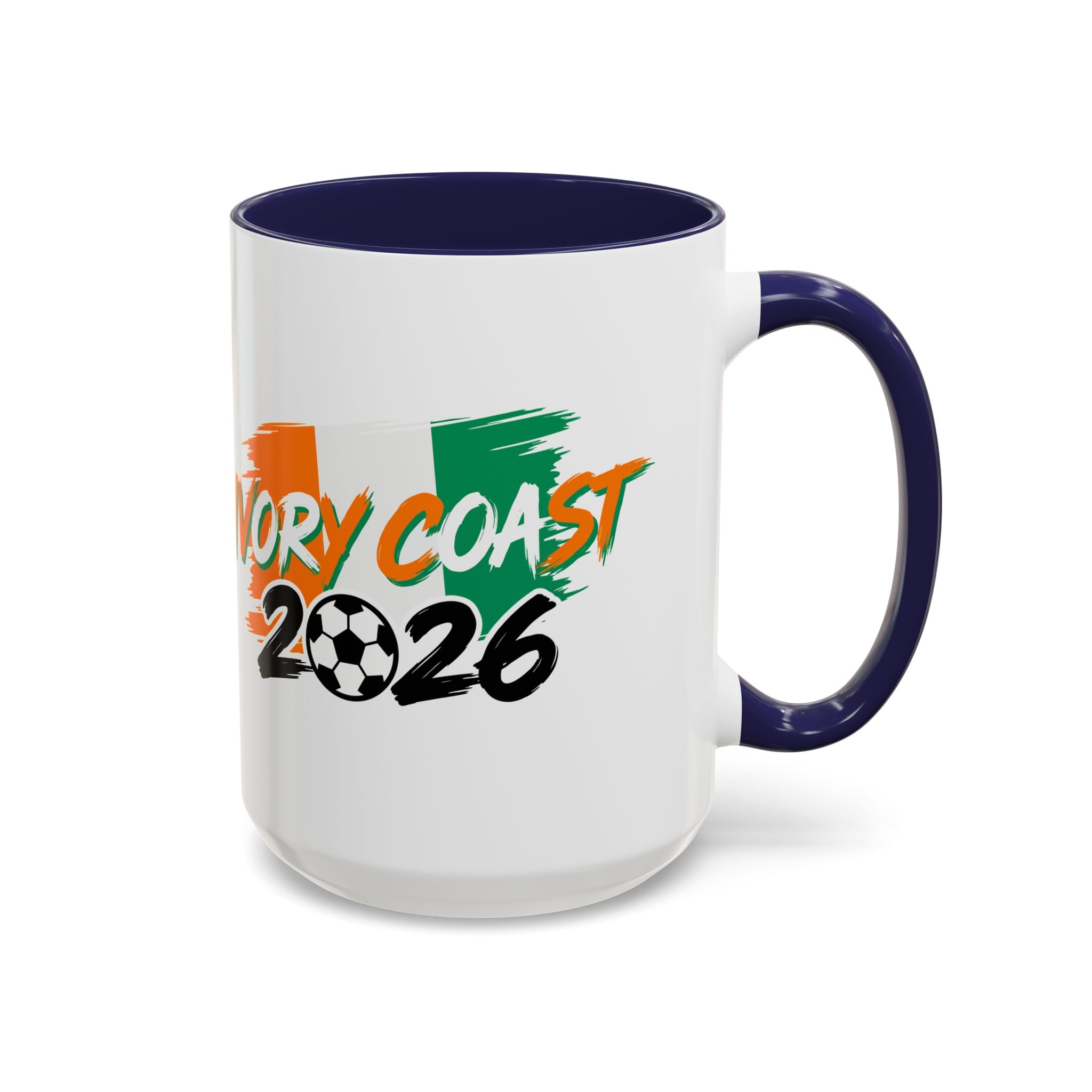 Ivory Coast 2026 Soccer Logo Mug | Accent Coffee Mug 11oz 15oz,Soccer World Cup 2026, Gifts for Dad