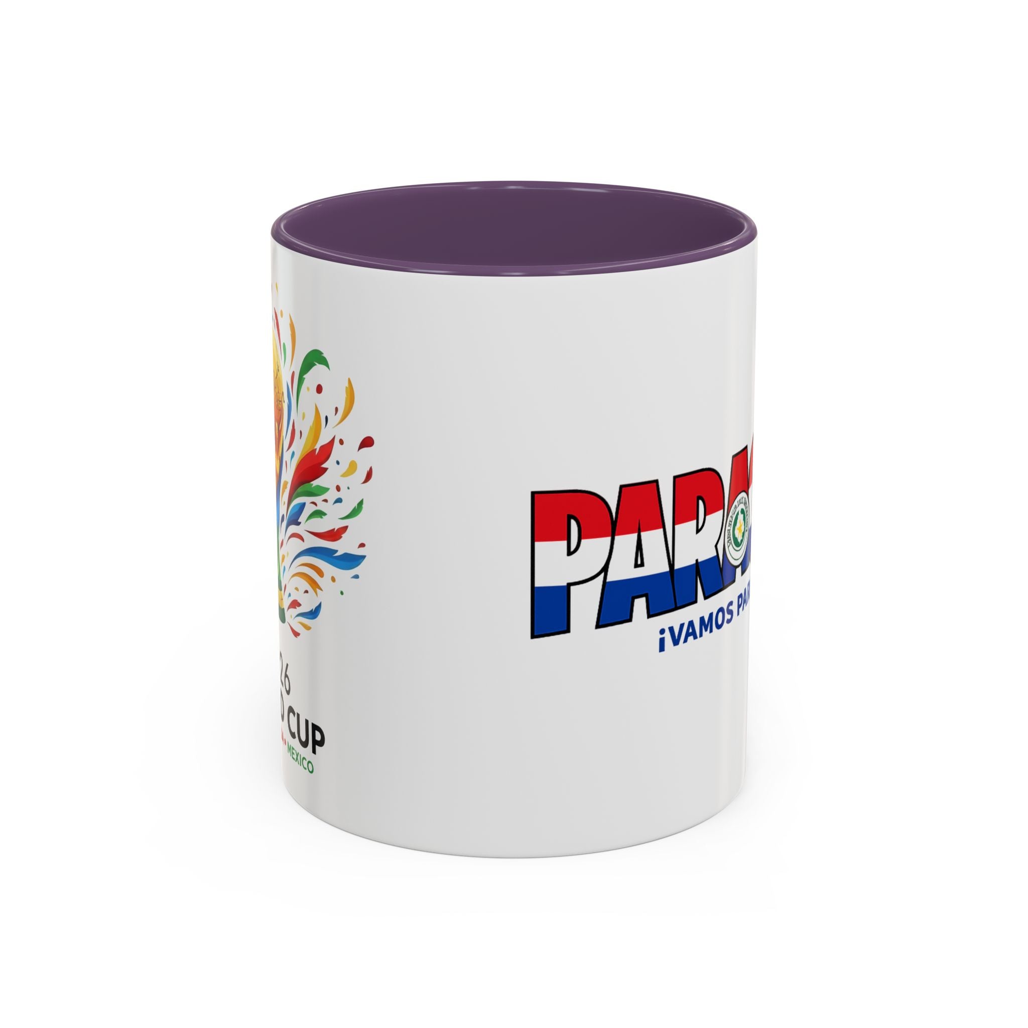 Paraguay Vamos Paraguay Mug | Accent Coffee Mug 11oz or 15oz, Soccer World Cup 2026, Gifts for Dad