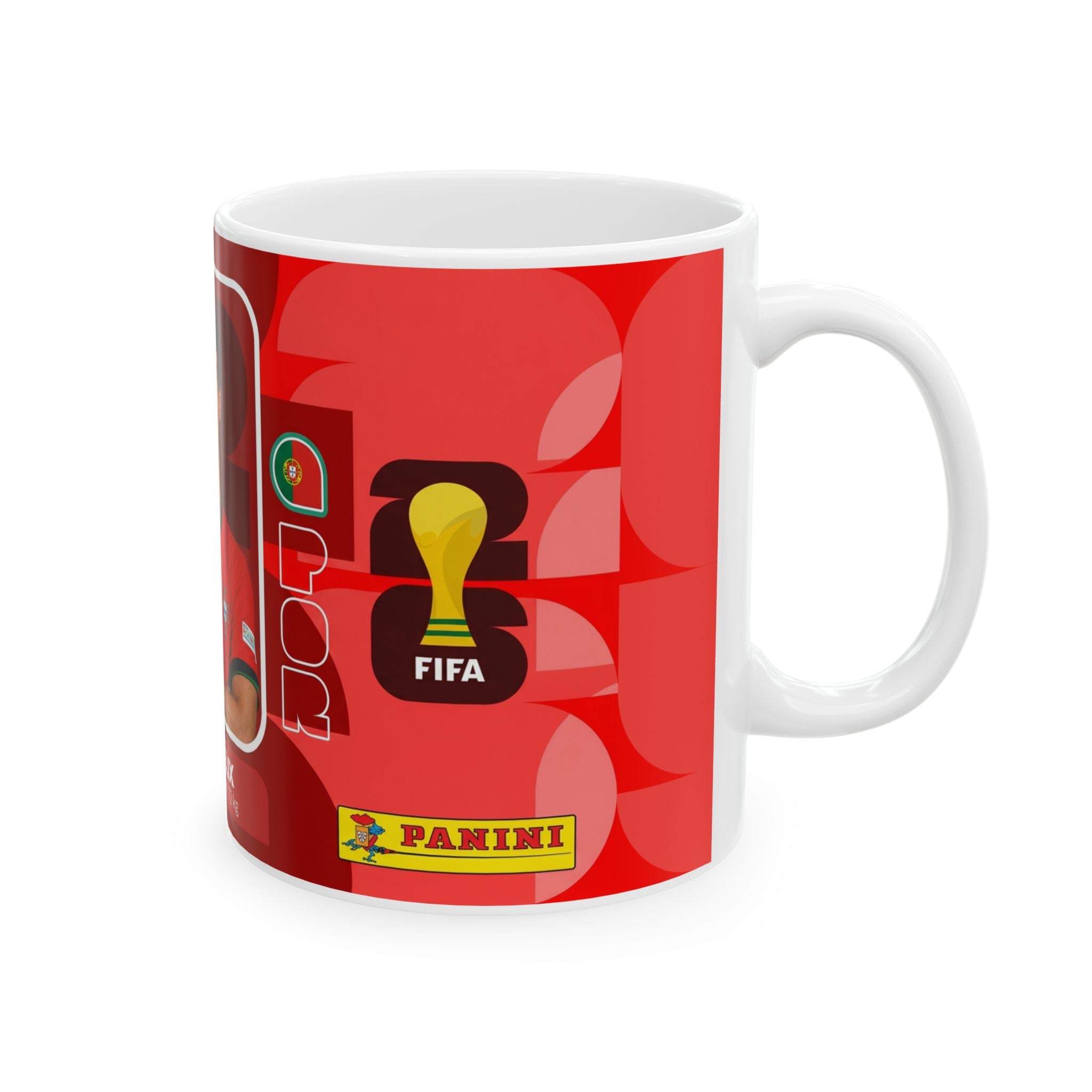 Portugal Soccer Player João Félix Mug — Ceramic Coffee Cup (11oz, 15oz), World Cup 2026 Mugs