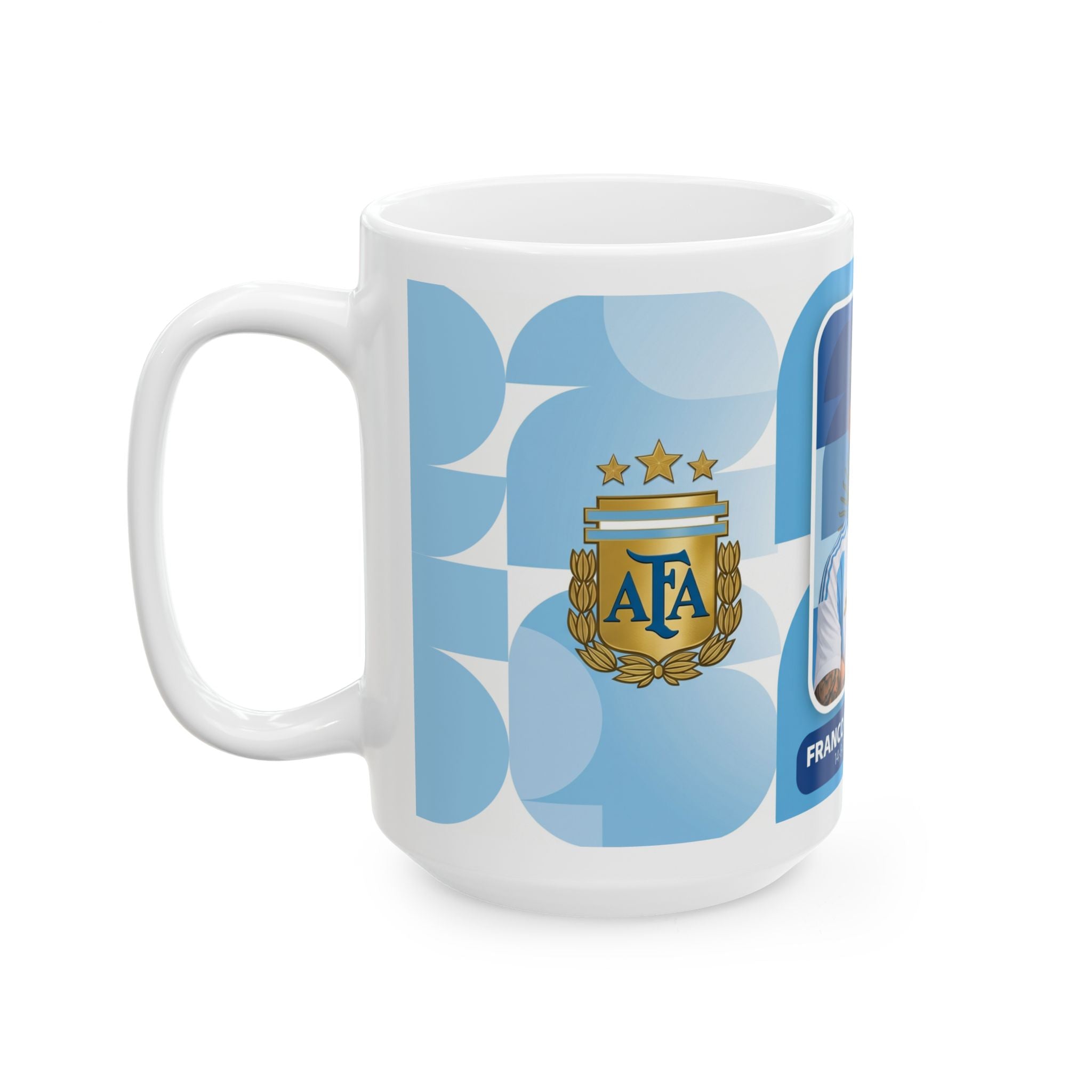 Argentina Soccer Player Franco Mastantuono' Mug — Fan Gift (11oz/15oz), World Cup 2026 Mugs
