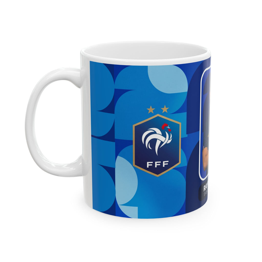France Rayan Cherki Soccer Player Ceramic Mug — Coffee Cup 11oz/15oz, World Cup 2026 Mugs