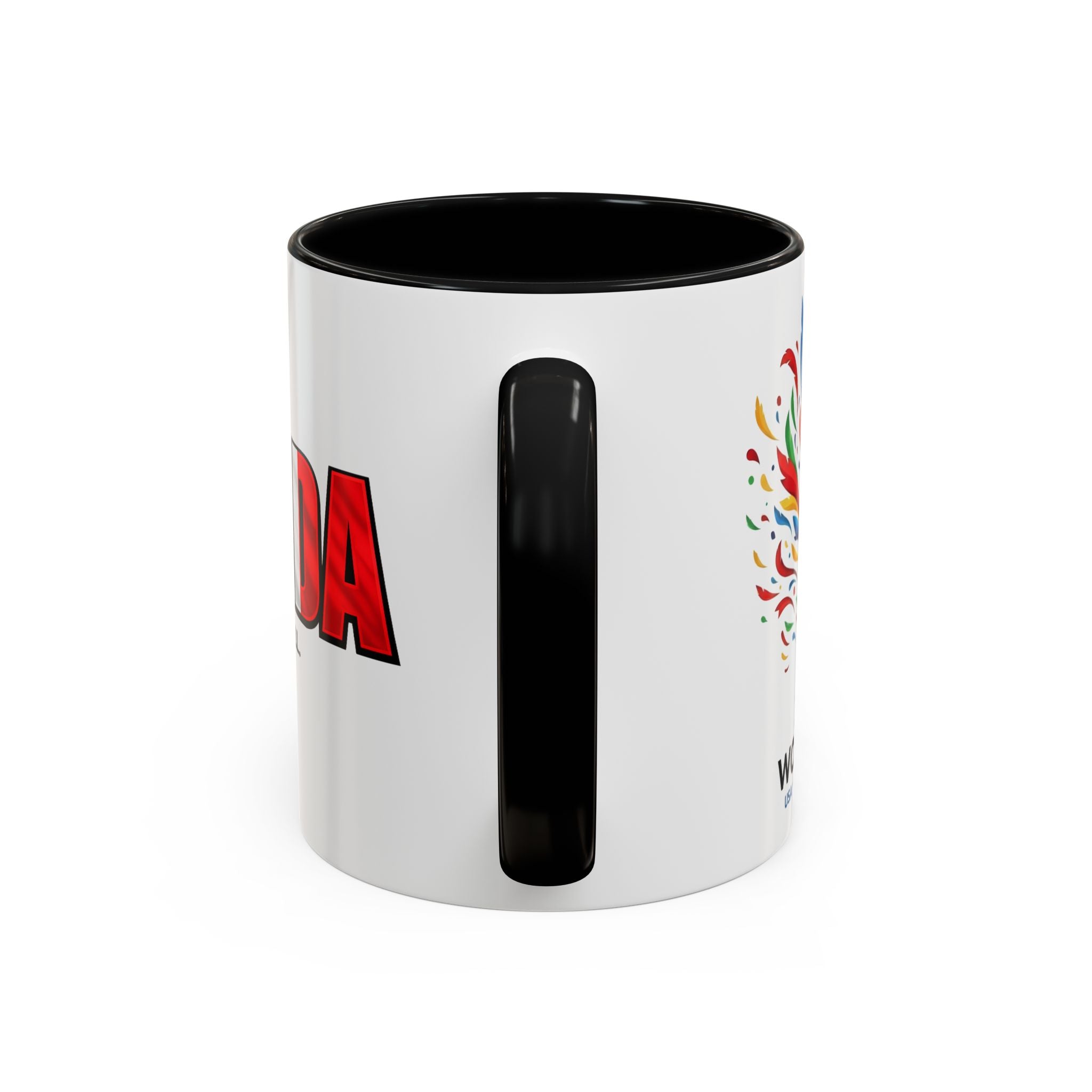 Canada Maple Leaf Text Coffee Mug | We Can. We Will. World Cup 2026, Canada Flag, Gift for Dad
