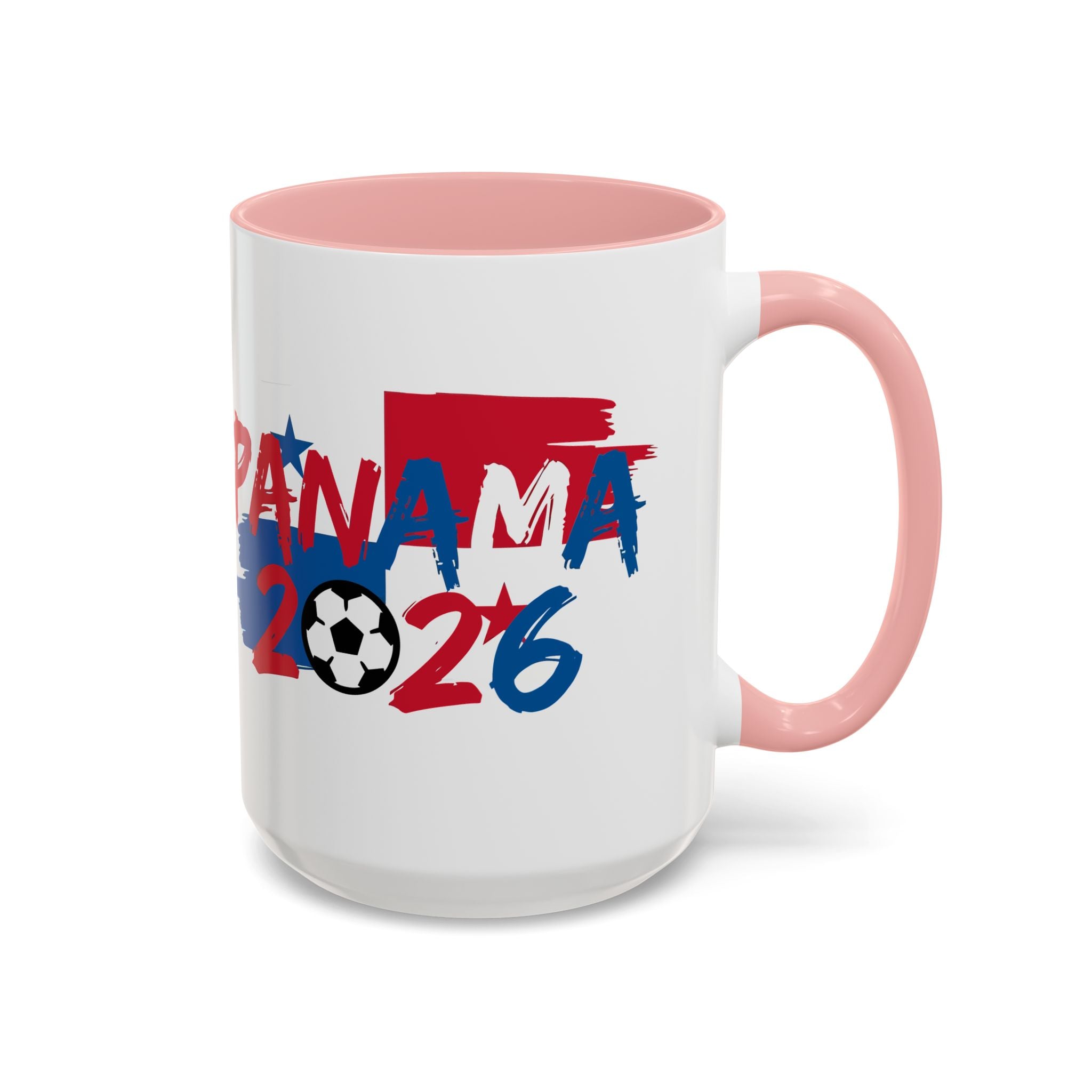 Panama 2026 Soccer Logo Accent Mug | 11oz 15oz, World Cup 2026, Gift for Dad