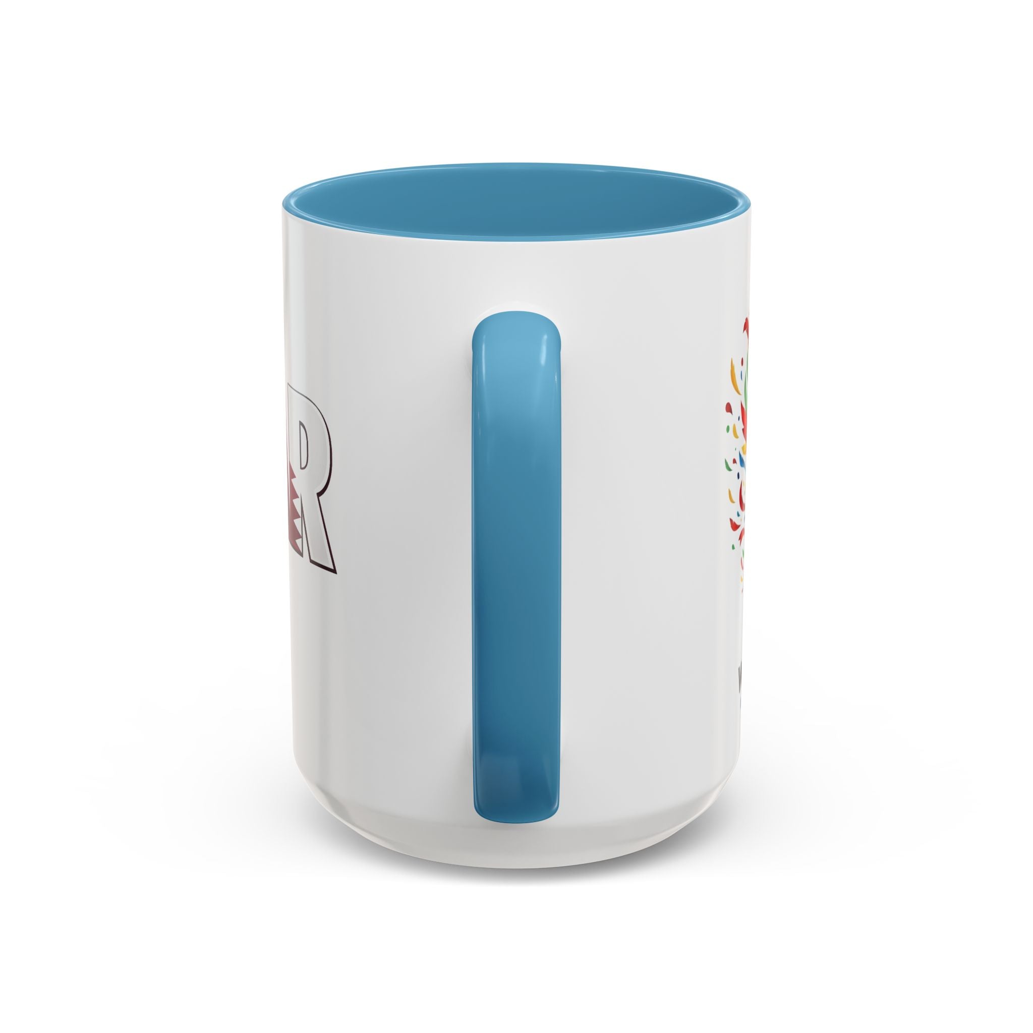 QATAR Yalla Qatar! Accent Coffee Mug | 11oz 15oz, Soccer World Cup 2026, Gifts for Dad