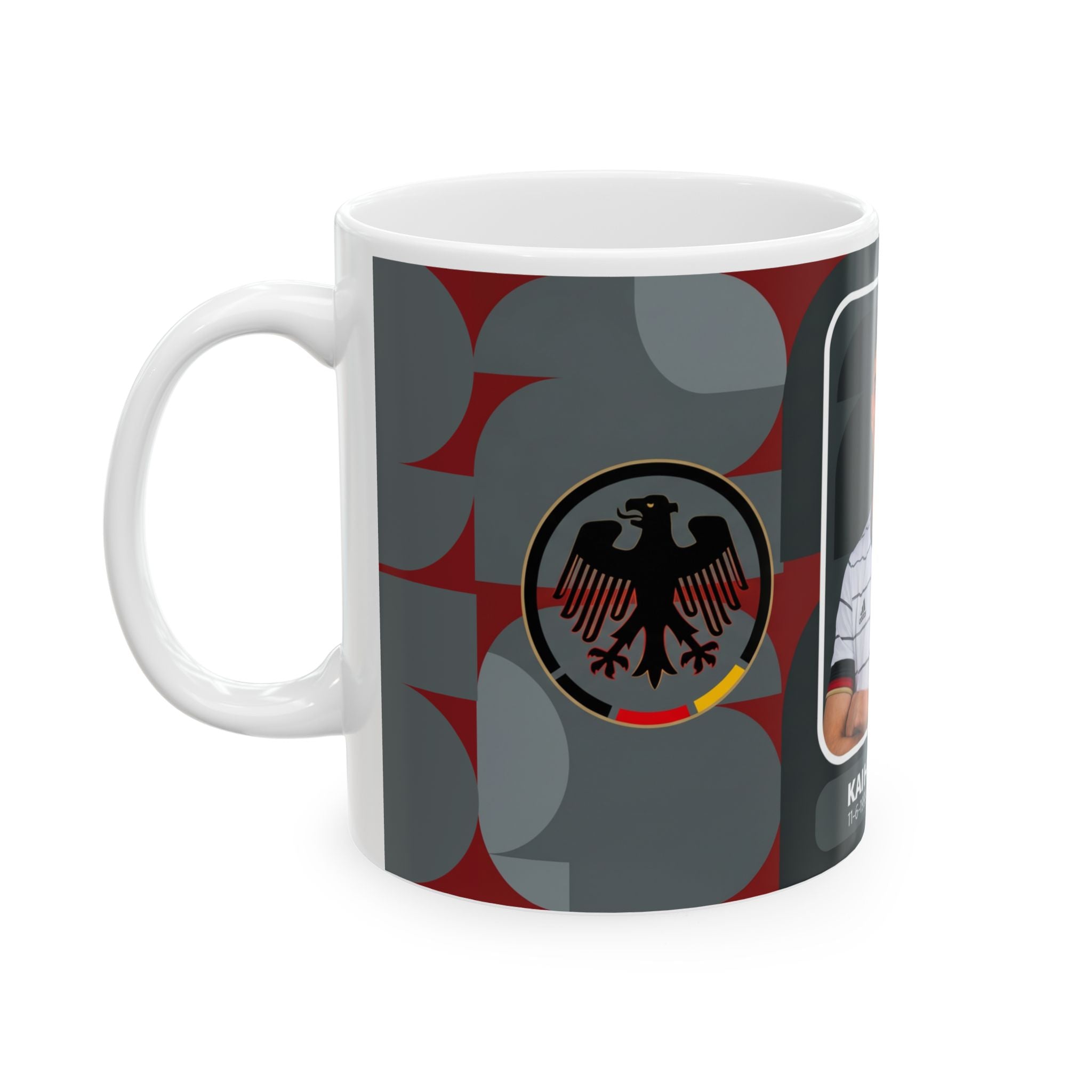 Germany Soccer Player Kai Havertz Mug — Ceramic Coffee Cup (11oz, 15oz), World Cup 2026 Mugs