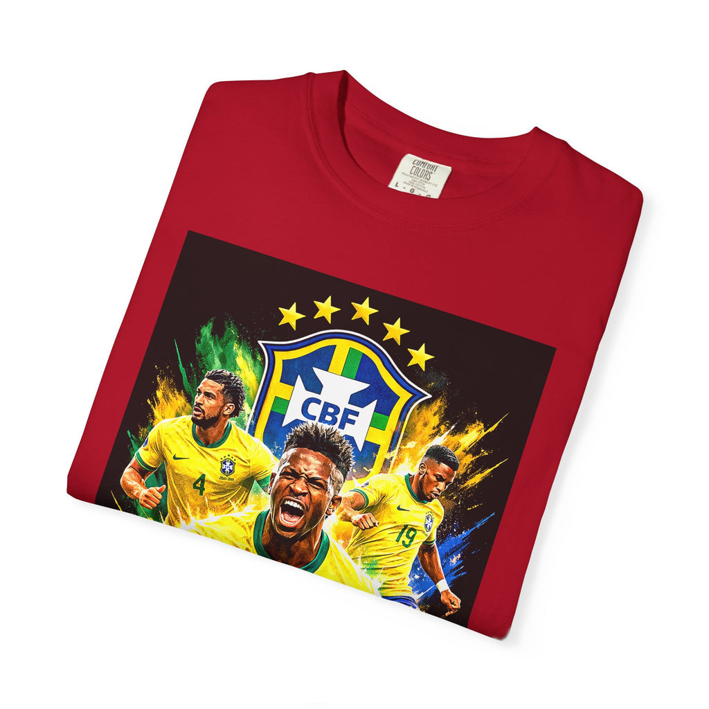 Brazil Soccer Players T-Shirt | 2026 World Cup Back Design, Brasil Flag, Gift for him, Collectible