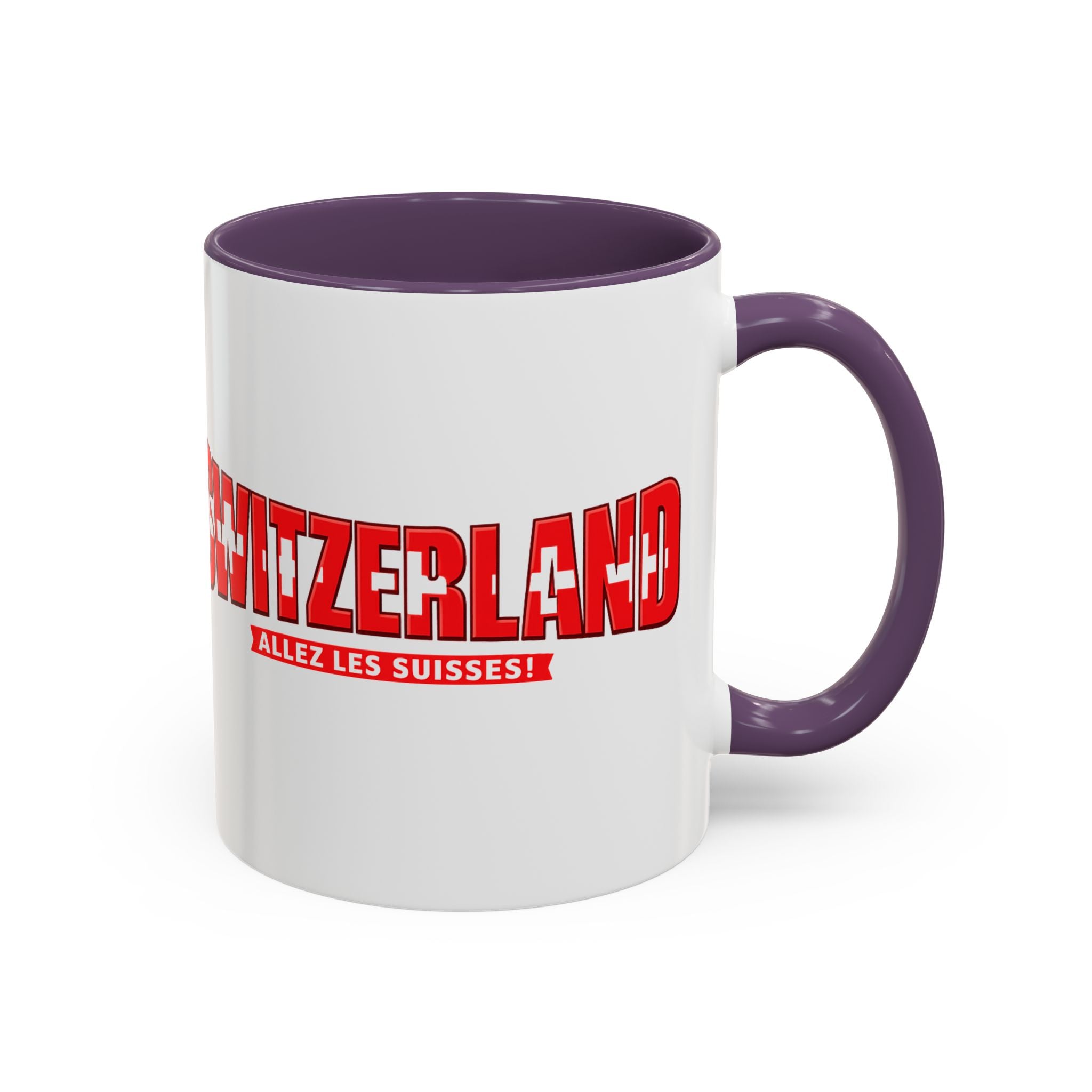Switzerland Soccer Typography Mug | Accent Coffee Mug 11oz 15oz, Soccer World Cup 2026, Gift for Dad