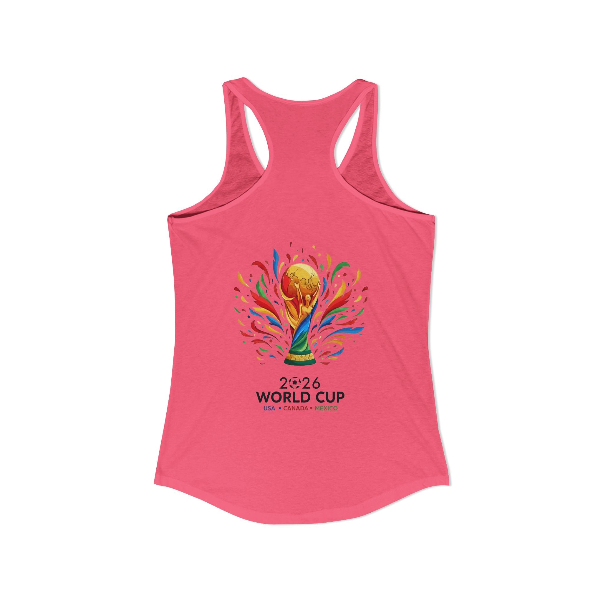 Brazil Women's Ideal Racerback Tank, Mother's Day Sale, World Cup 2026 Tank Top, Gift For Mom