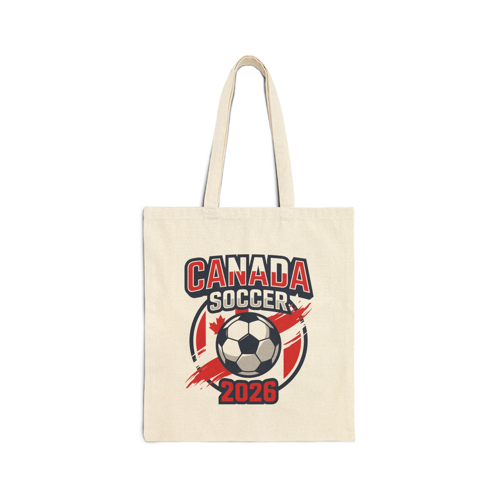 Canada Soccer 2026 Tote Bag, World Cup Logo Canvas Tote, Mother's Day Gift