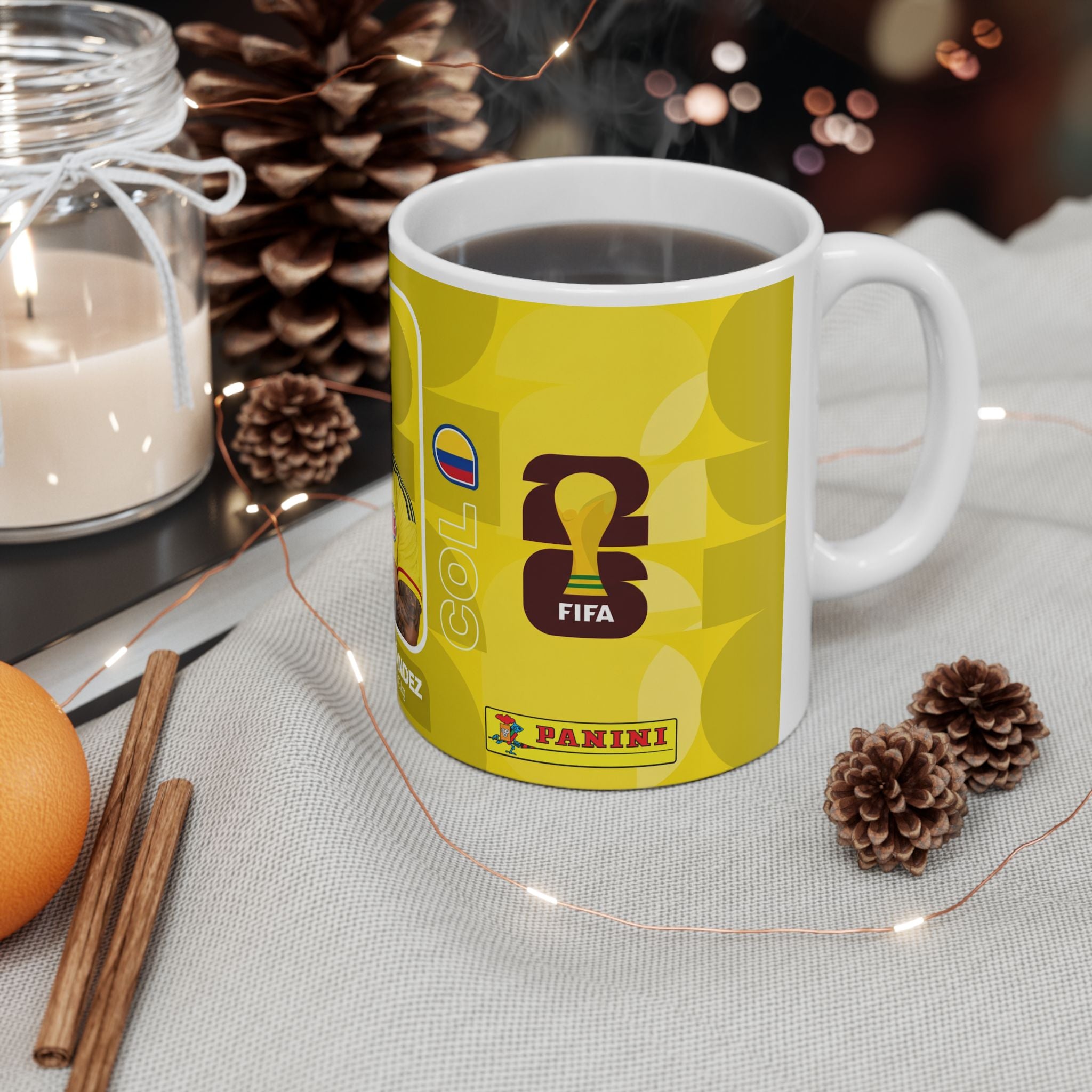 Colombian Soccer Player 'Cucho Hernández' Ceramic Mug — 11oz/15oz, World Cup 2026 Mugs