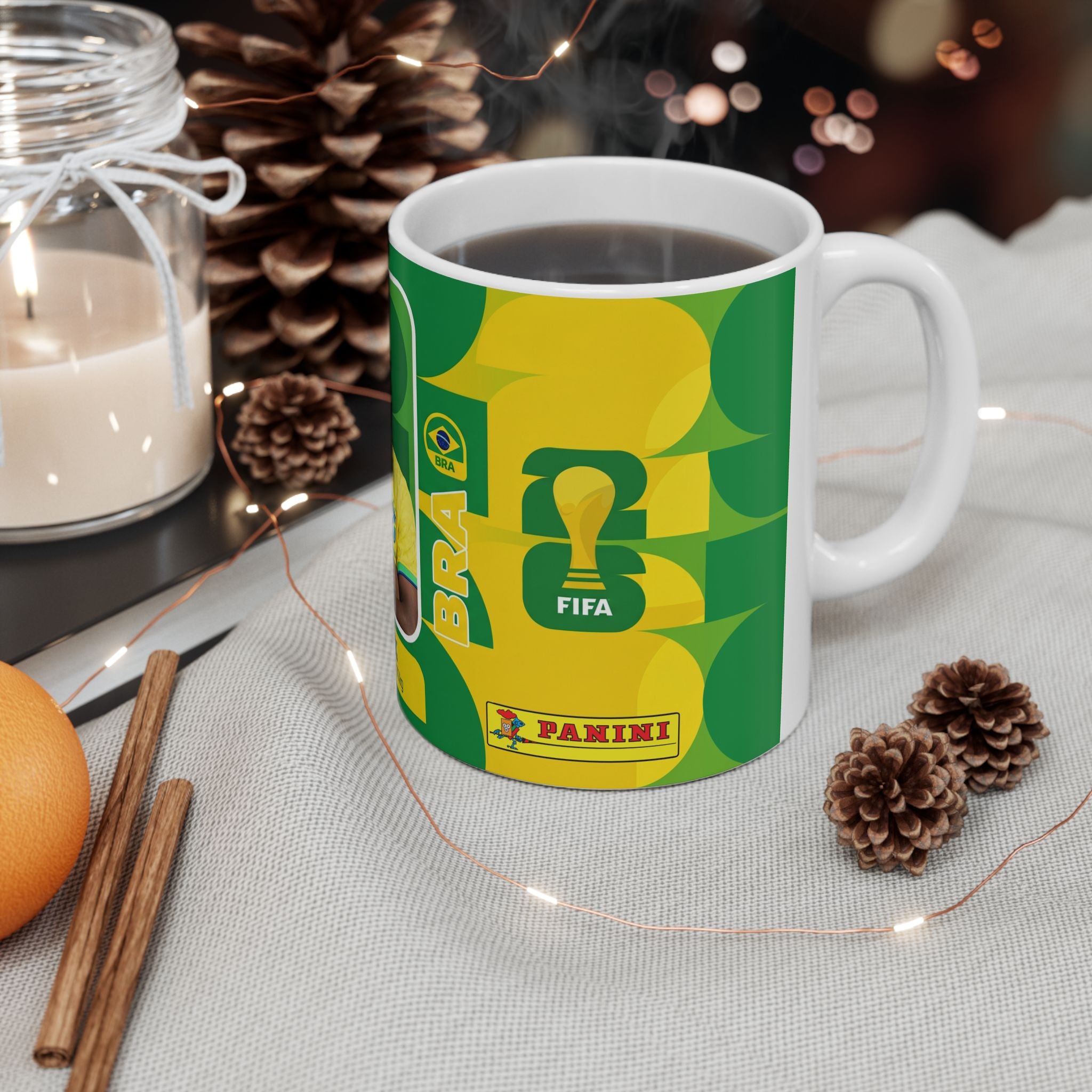 Brazil Soccer Player Endrick Ceramic Mug 11oz/15oz, World Cup 2026 Mugs