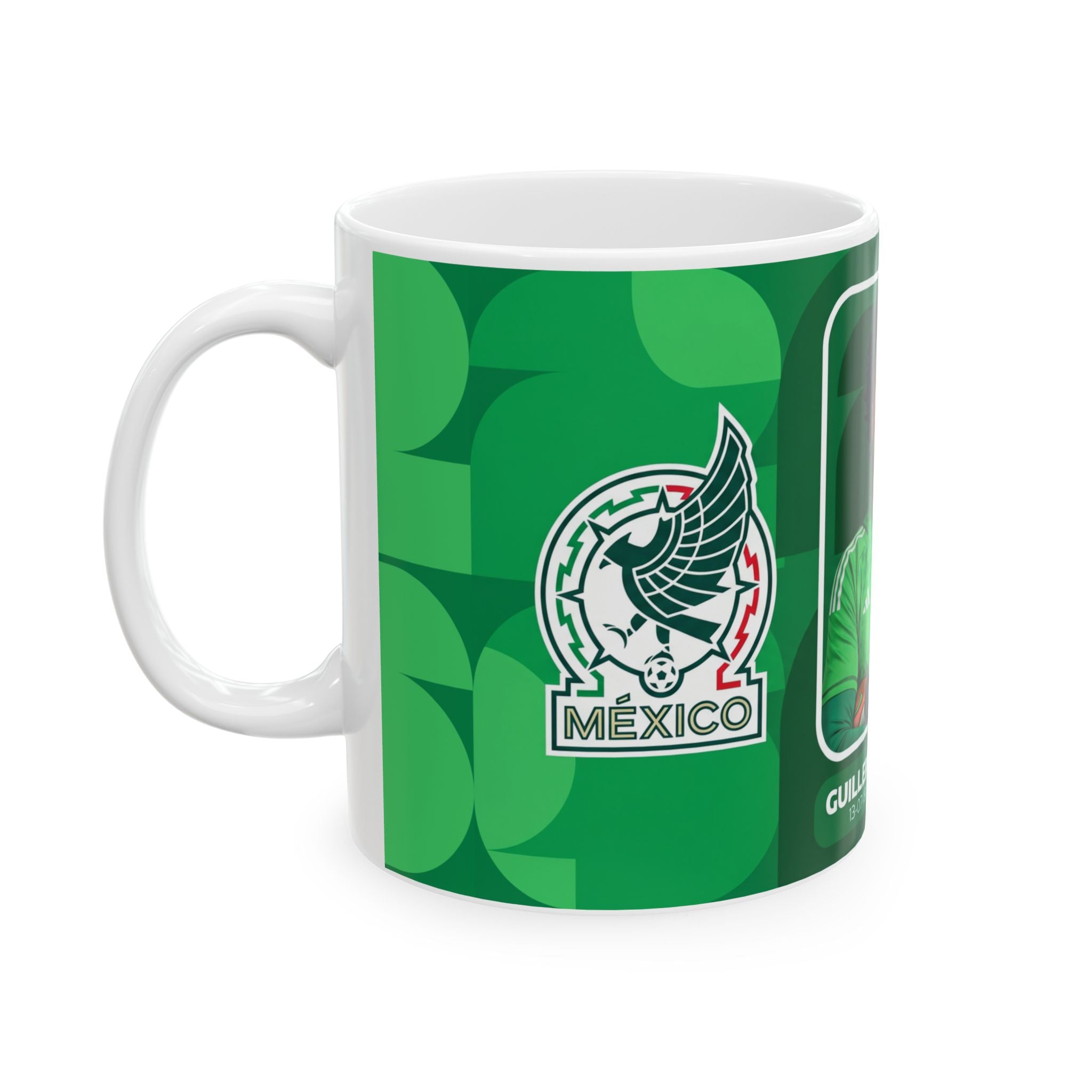 Mexico Soccer Player Guillermo Ochoa Mug – Ceramic Coffee Cup (11oz, 15oz), World Cup 2026 Mugs