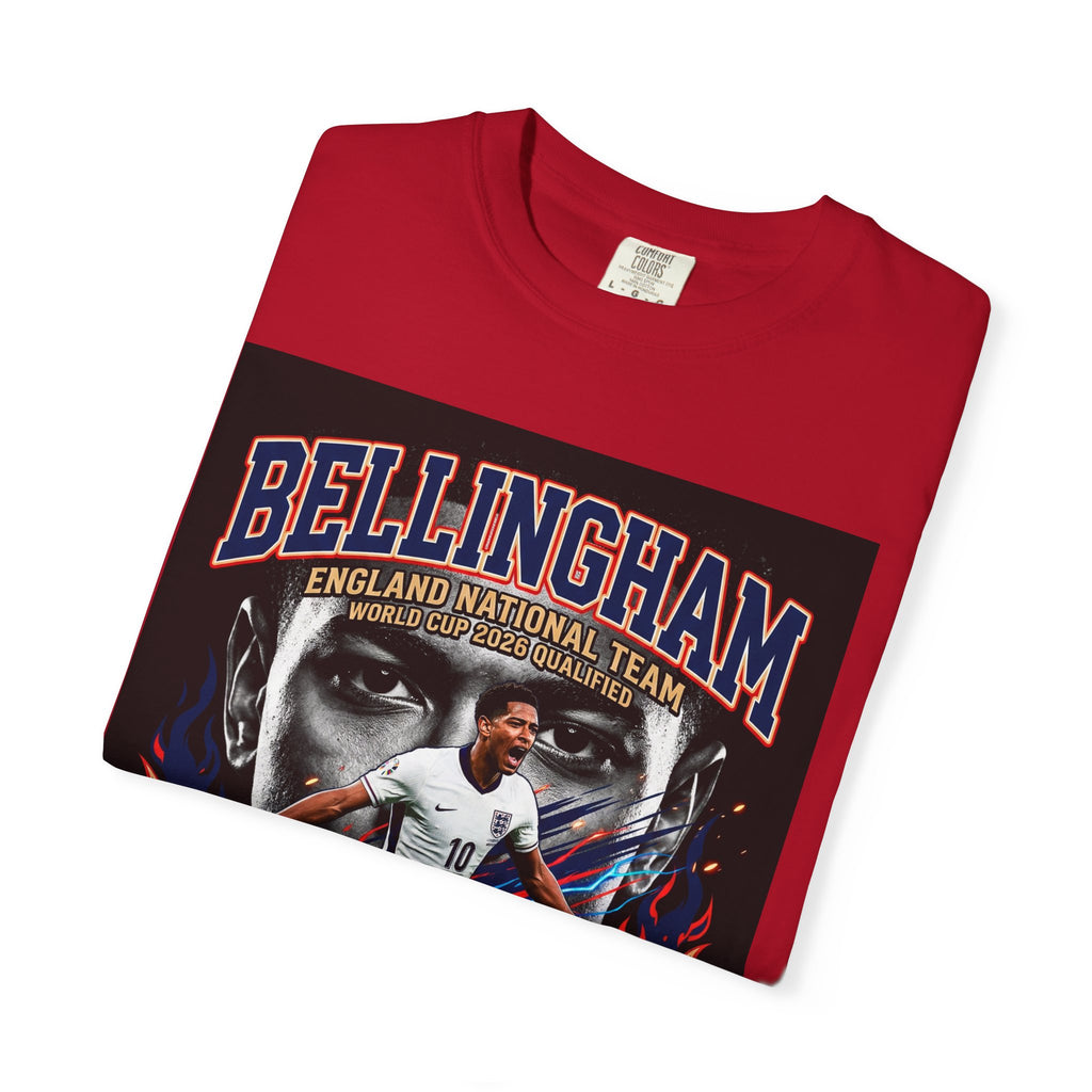 England World Cup 2026 T-shirt, Bellingham Collection Shirt, Gift for him, England Flag, Collectible