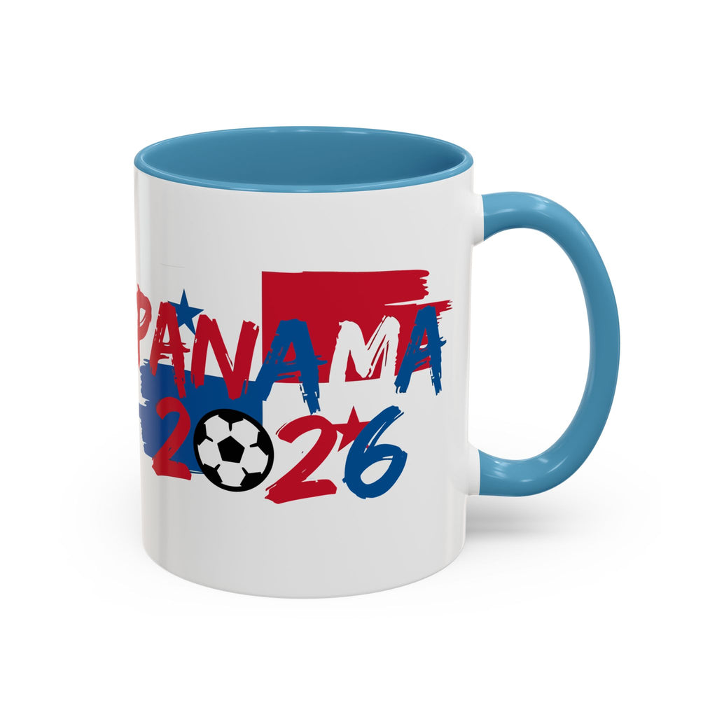 Panama 2026 Soccer Logo Accent Mug | 11oz 15oz, World Cup 2026, Gift for Dad