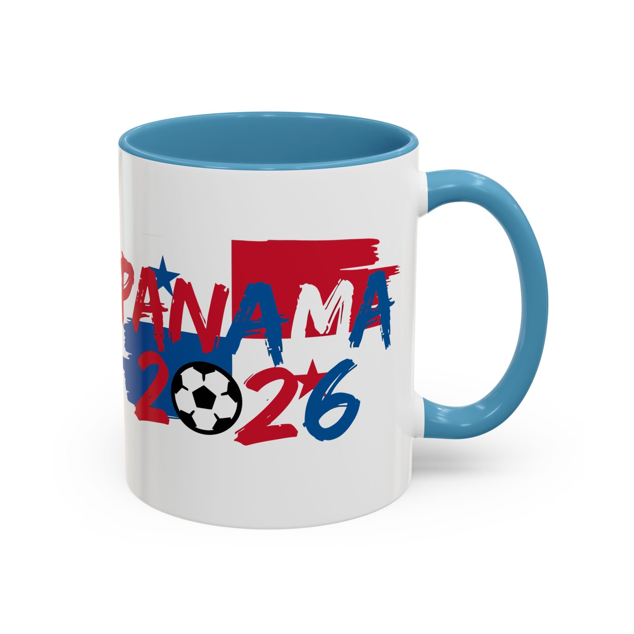 Panama 2026 Soccer Logo Accent Mug | 11oz 15oz, World Cup 2026, Gift for Dad