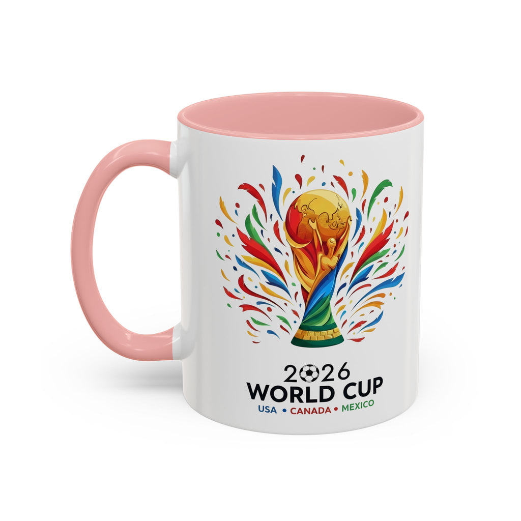 Norway 2026 Soccer Flag Accent Coffee Mug | 11oz 15oz, World Cup 2026, Gift for Dad