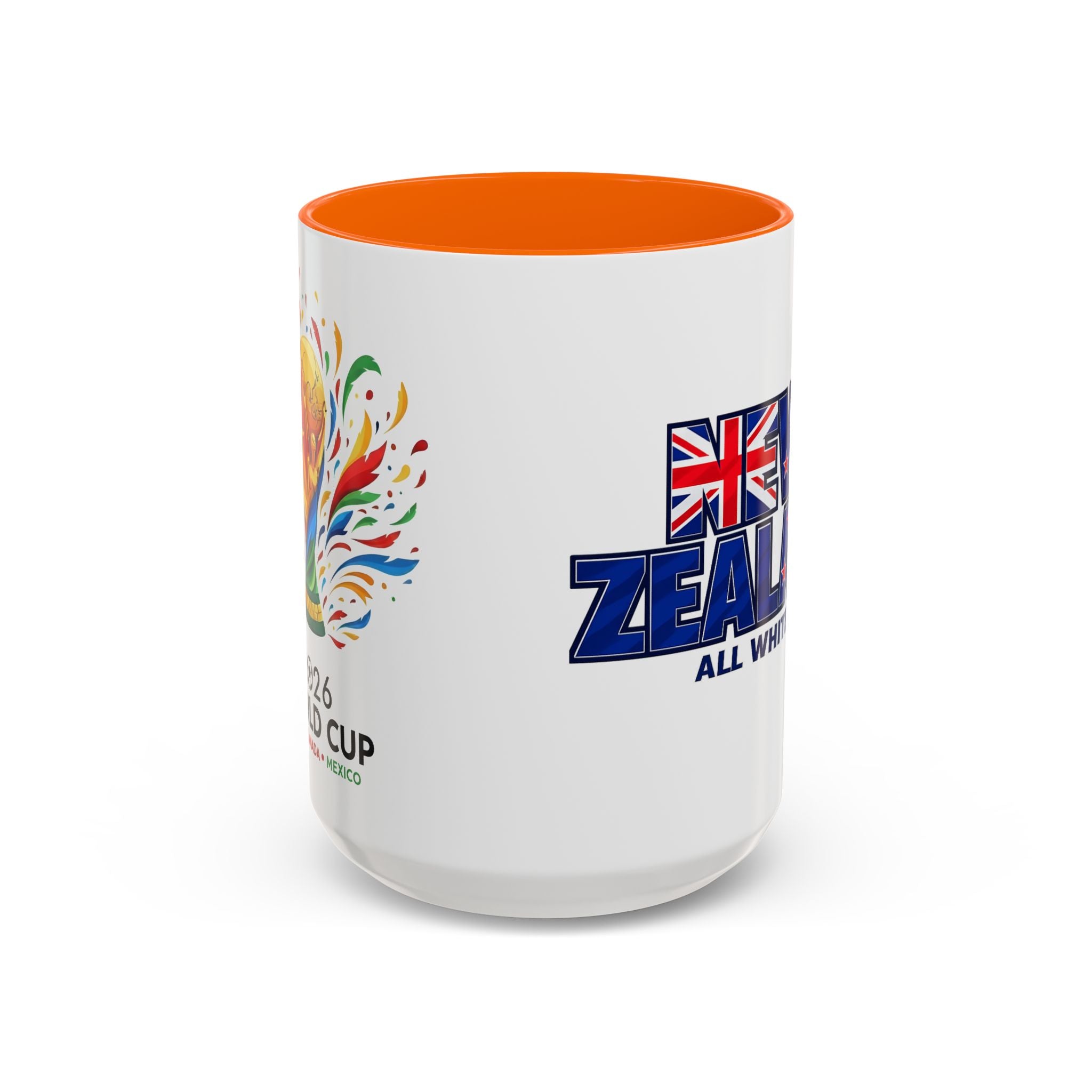 New Zealand All Whites Coffee Mug | Accent 11/15oz, World Cup 2026, Gift for Dad