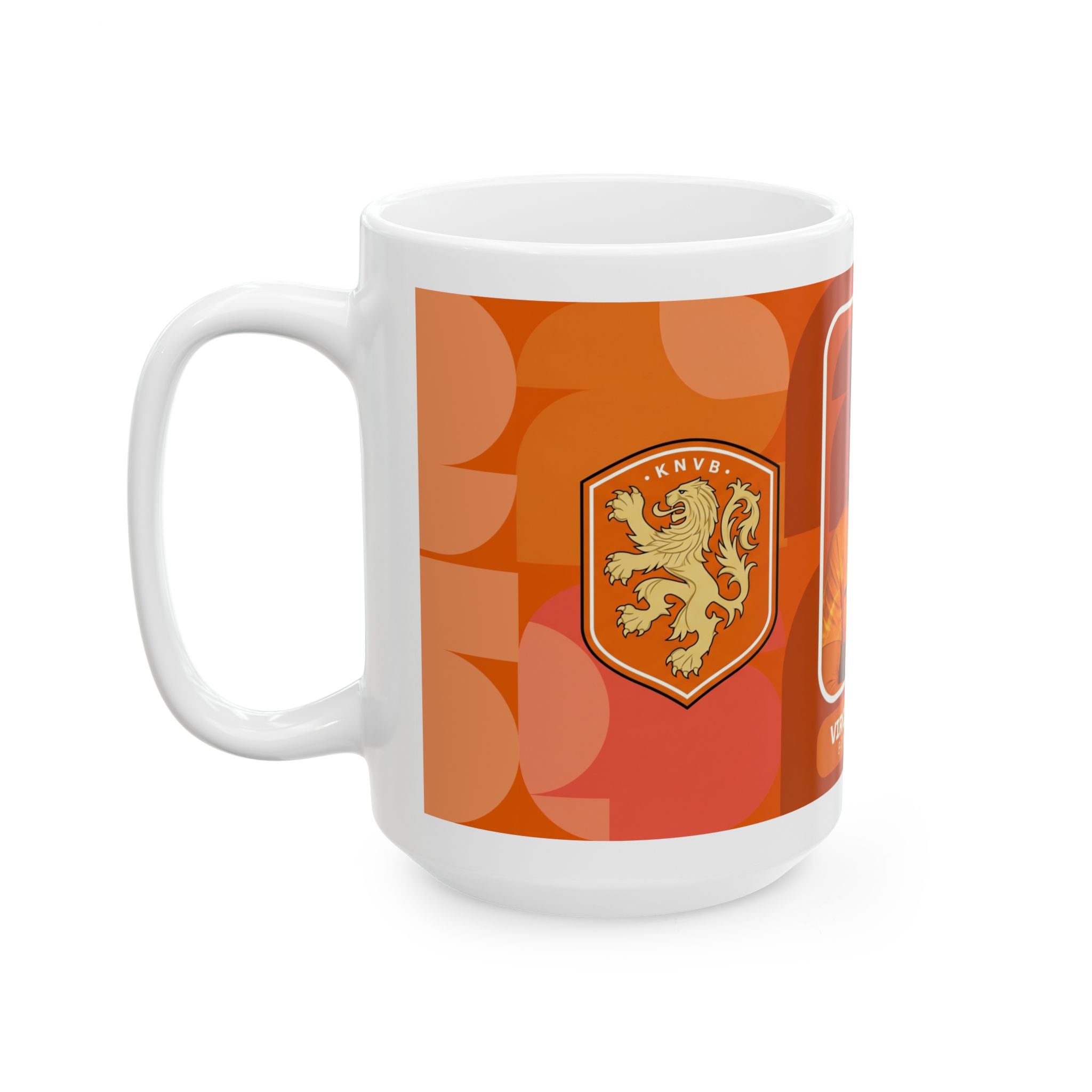 Netherlands Virgil Van Soccer Mug (11oz/15oz), World Cup 2026 Mugs