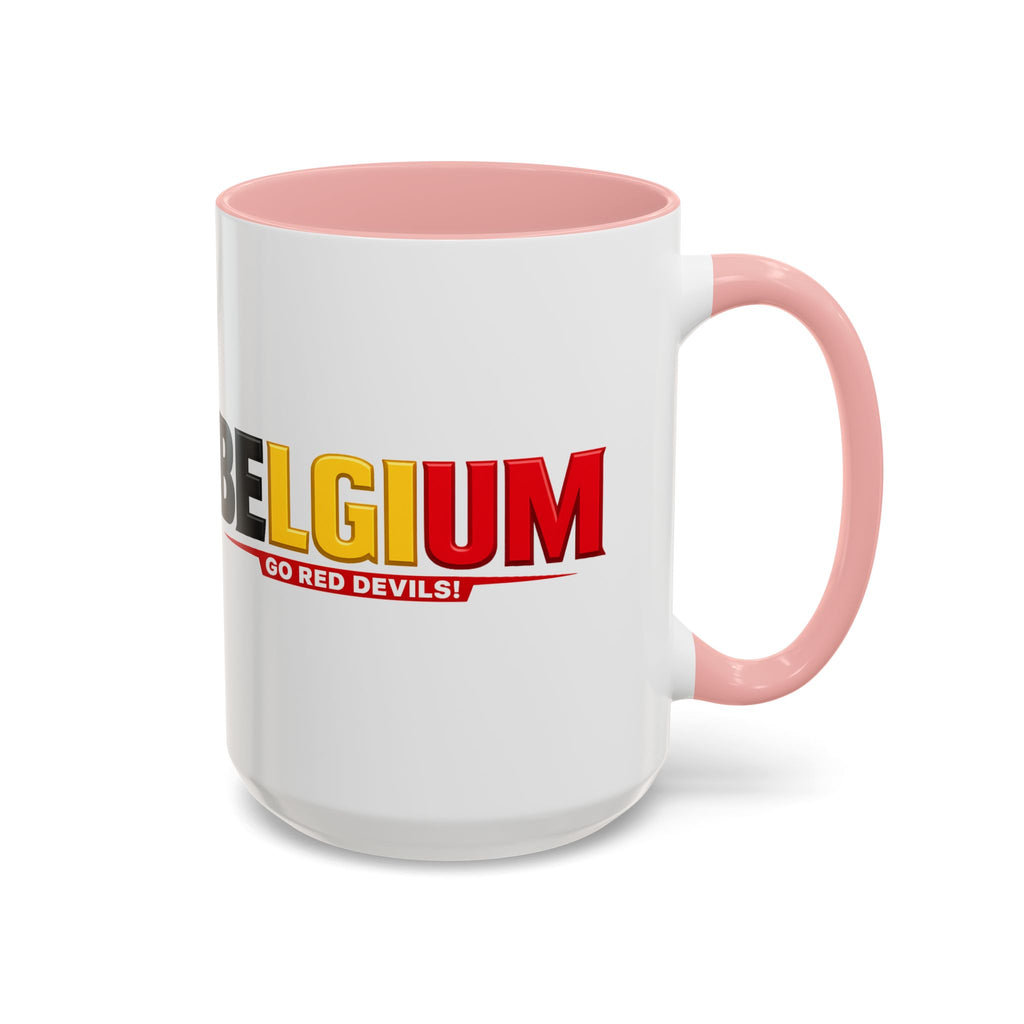 Belgium Go Red Devils Mug | Accent Coffee Mug 11oz 15oz