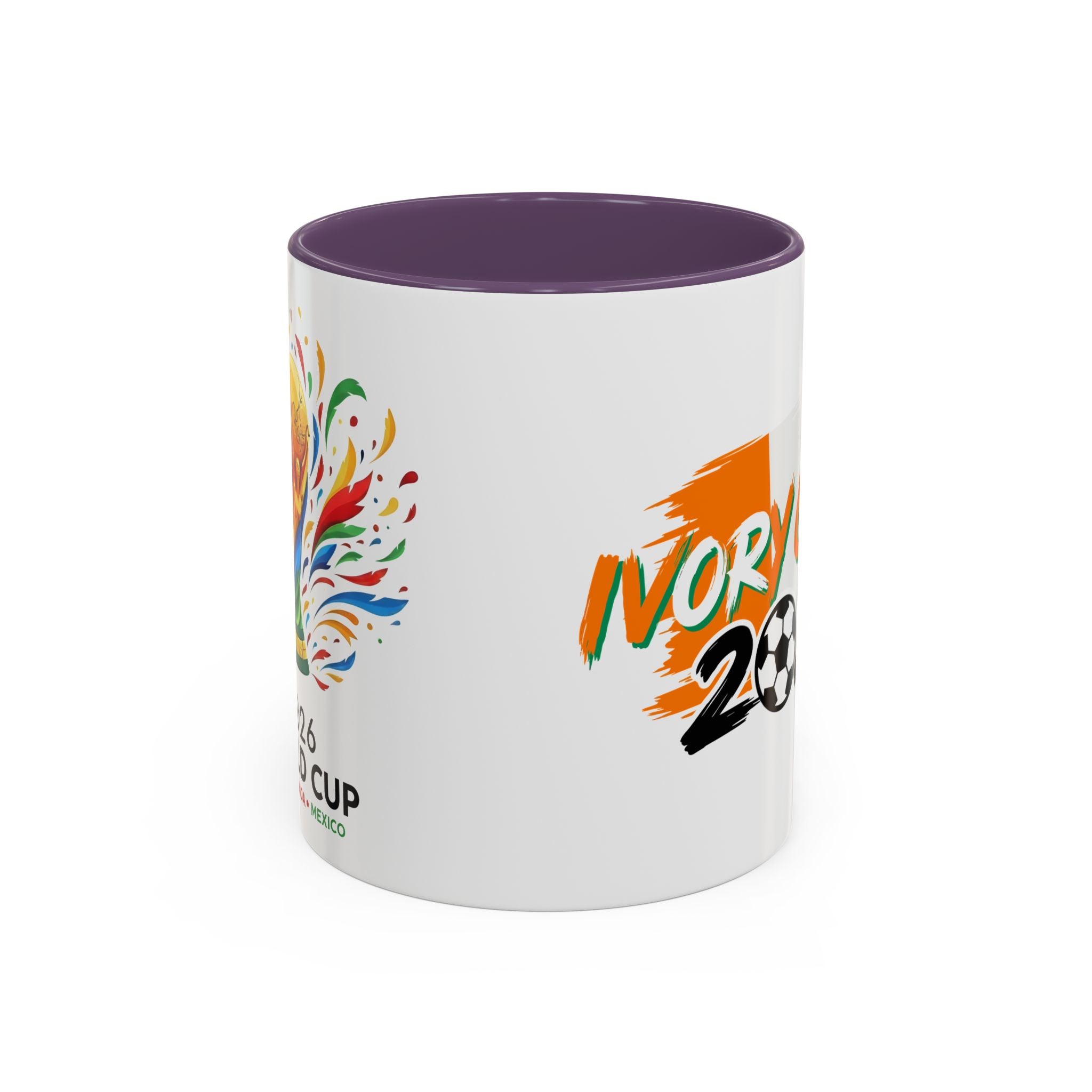Ivory Coast 2026 Soccer Logo Mug | Accent Coffee Mug 11oz 15oz,Soccer World Cup 2026, Gifts for Dad