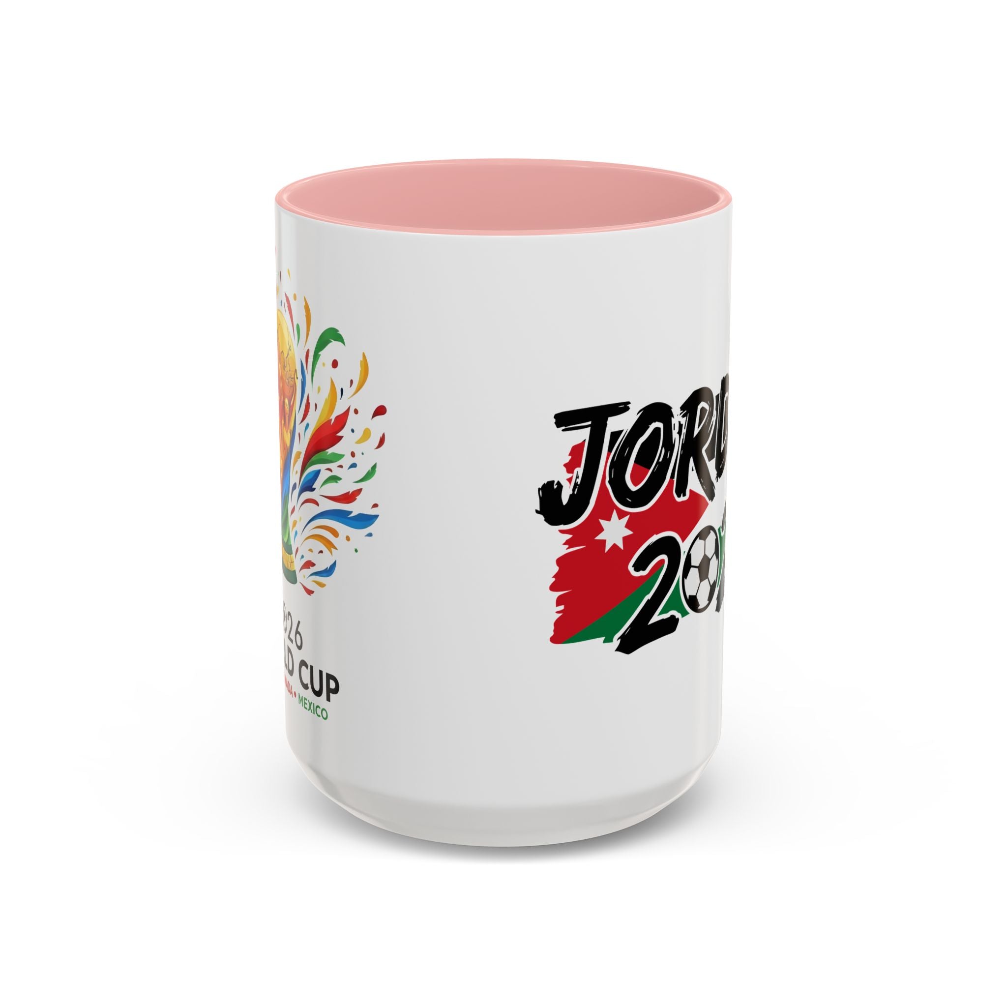 Jordan 2026 Soccer Logo Mug | Accent Coffee Mug 11oz 15oz, World Cup 2026, Gift for Dad