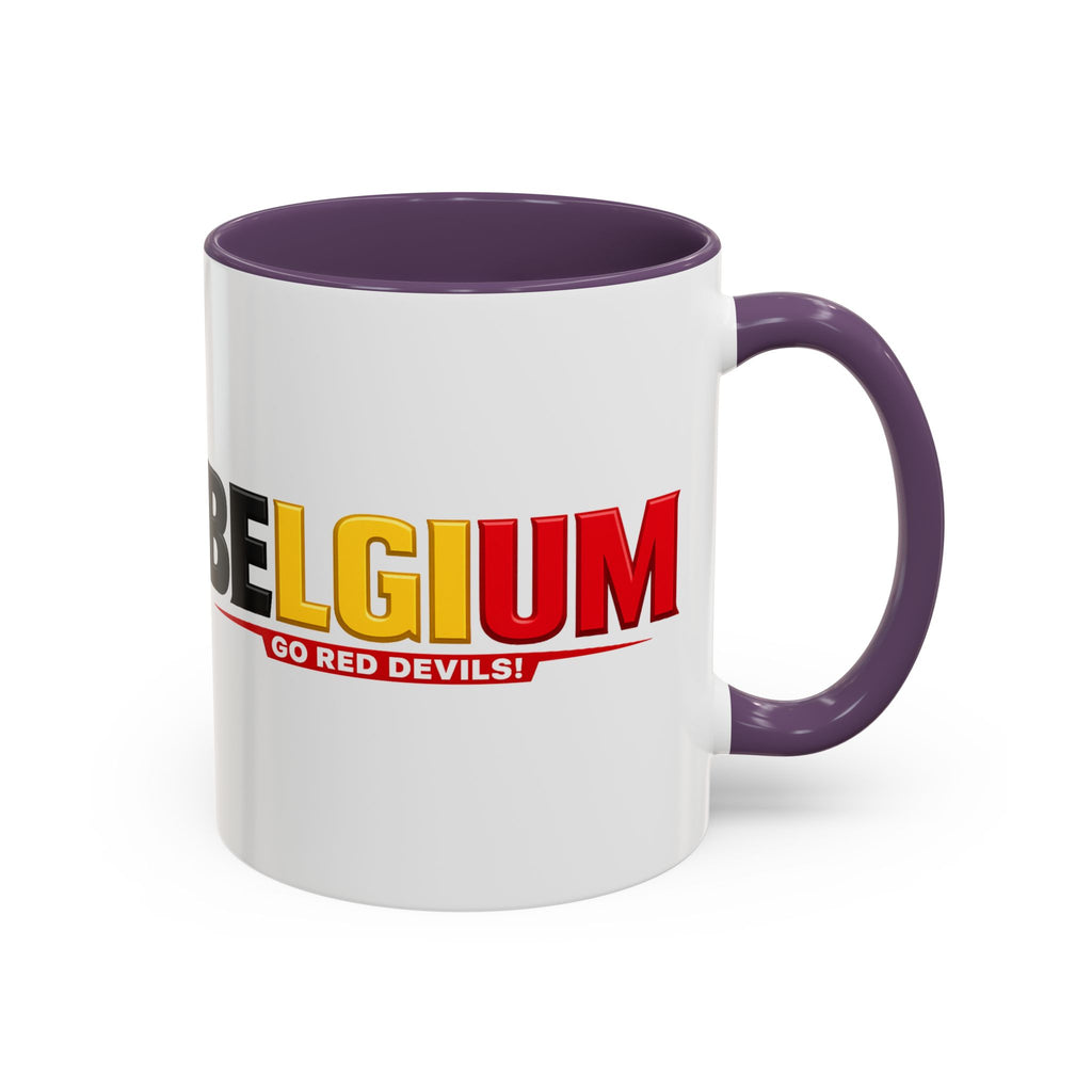 Belgium Go Red Devils Mug | Accent Coffee Mug 11oz 15oz
