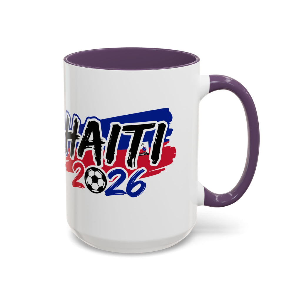 Haiti 2026 Soccer Graphic Mug | Accent Coffee Mug,Soccer World Cup 2026, Gift for Dad
