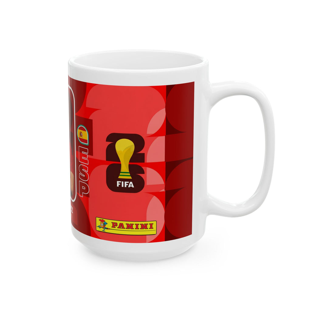 Spain Soccer Player Fermin Lopez Mug —  Ceramic Coffee Cup, World Cup 2026 Mugs