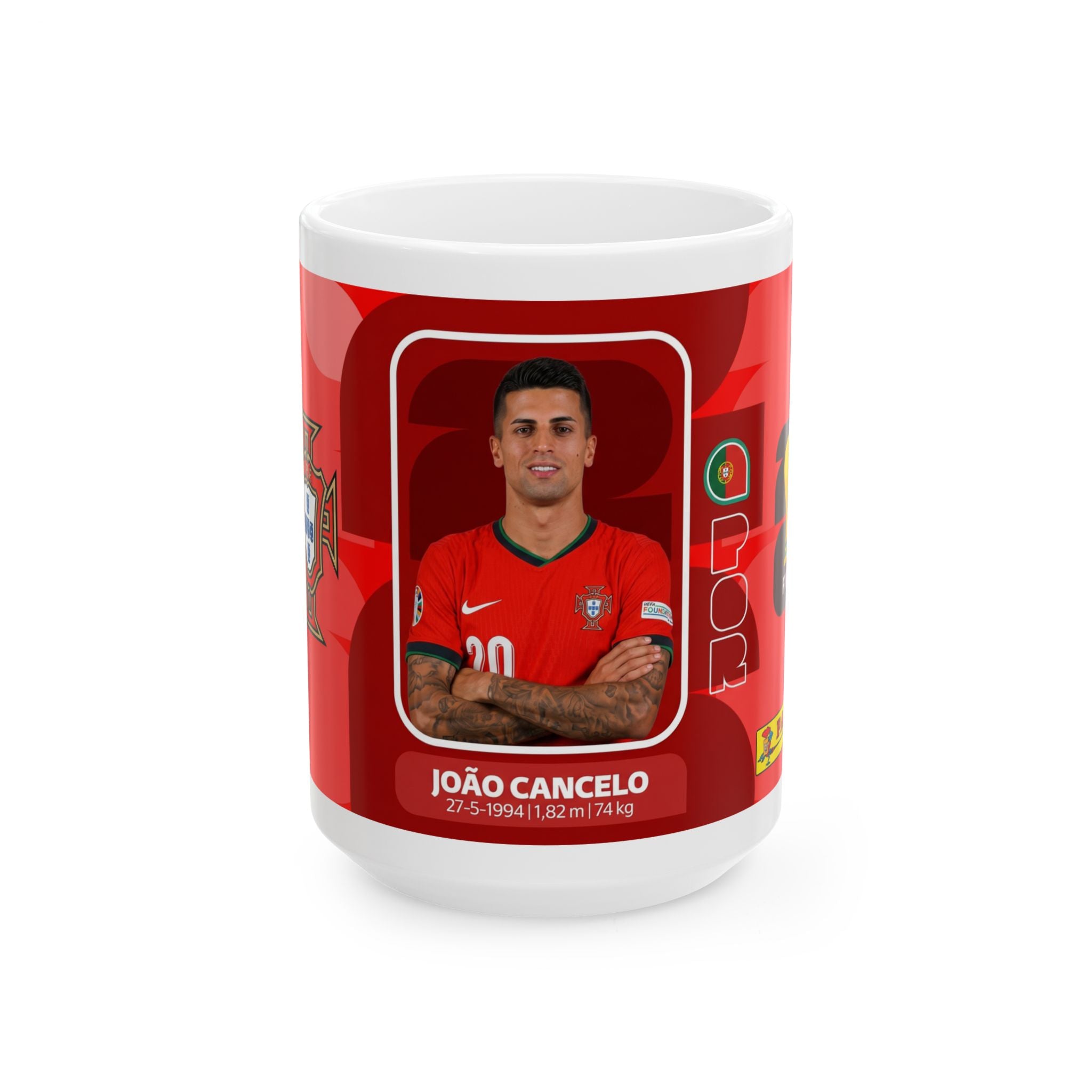 Portugal Soccer Player Joao Cancelo Mug — Fan Gift (11oz/15oz), World Cup 2026 Mugs