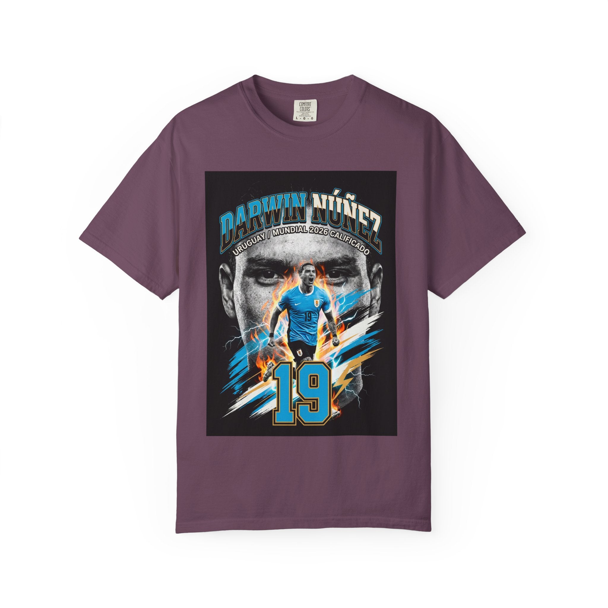 Darwin Núñez 19 Soccer Player T-Shirt | 2026 World Cup Tee, Uruguay Flag, Gift for him, Collectible