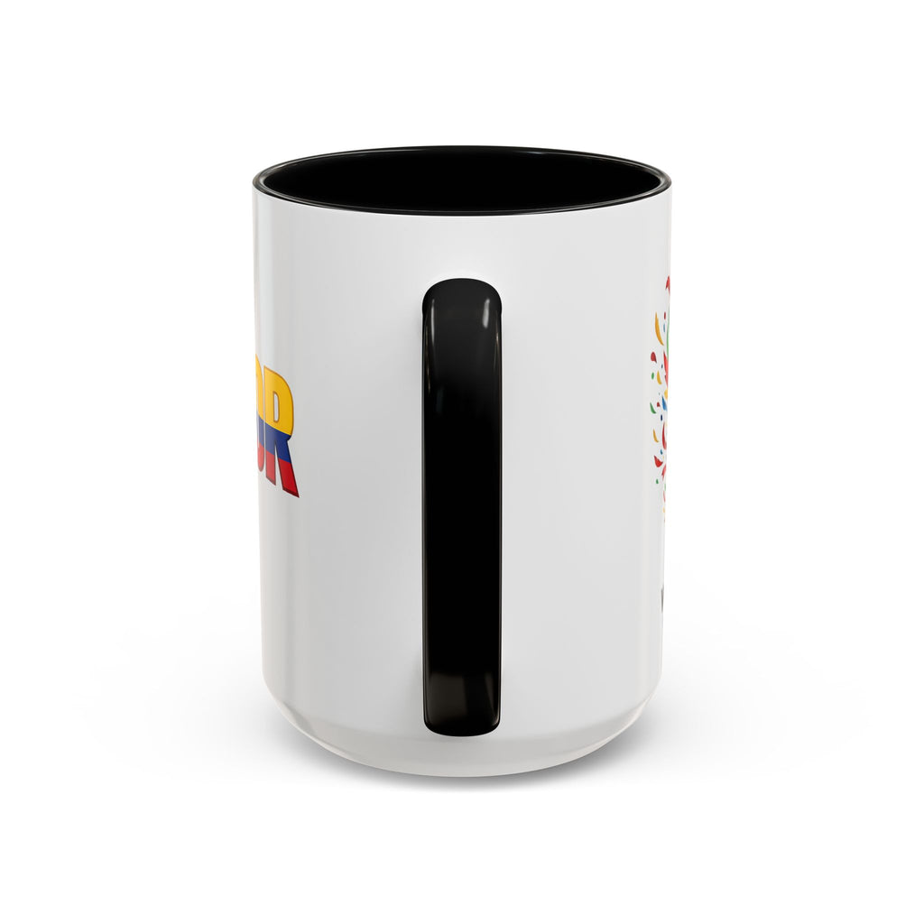 Ecuador Flag Text mug | Accent Coffee Mug (11/15oz), World Cup 2026, Gift for Dad, Father Day