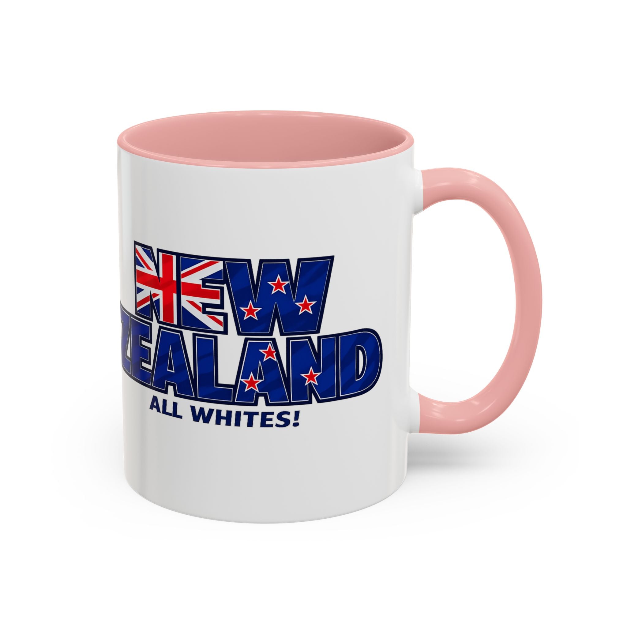 New Zealand All Whites Coffee Mug | Accent 11/15oz, World Cup 2026, Gift for Dad